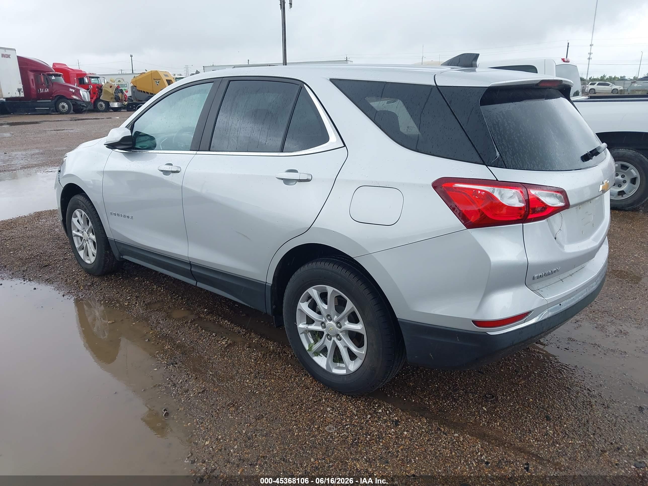 2021 Chevrolet Equinox Awd Lt Silver vin: 3GNAXUEV7MS172530
