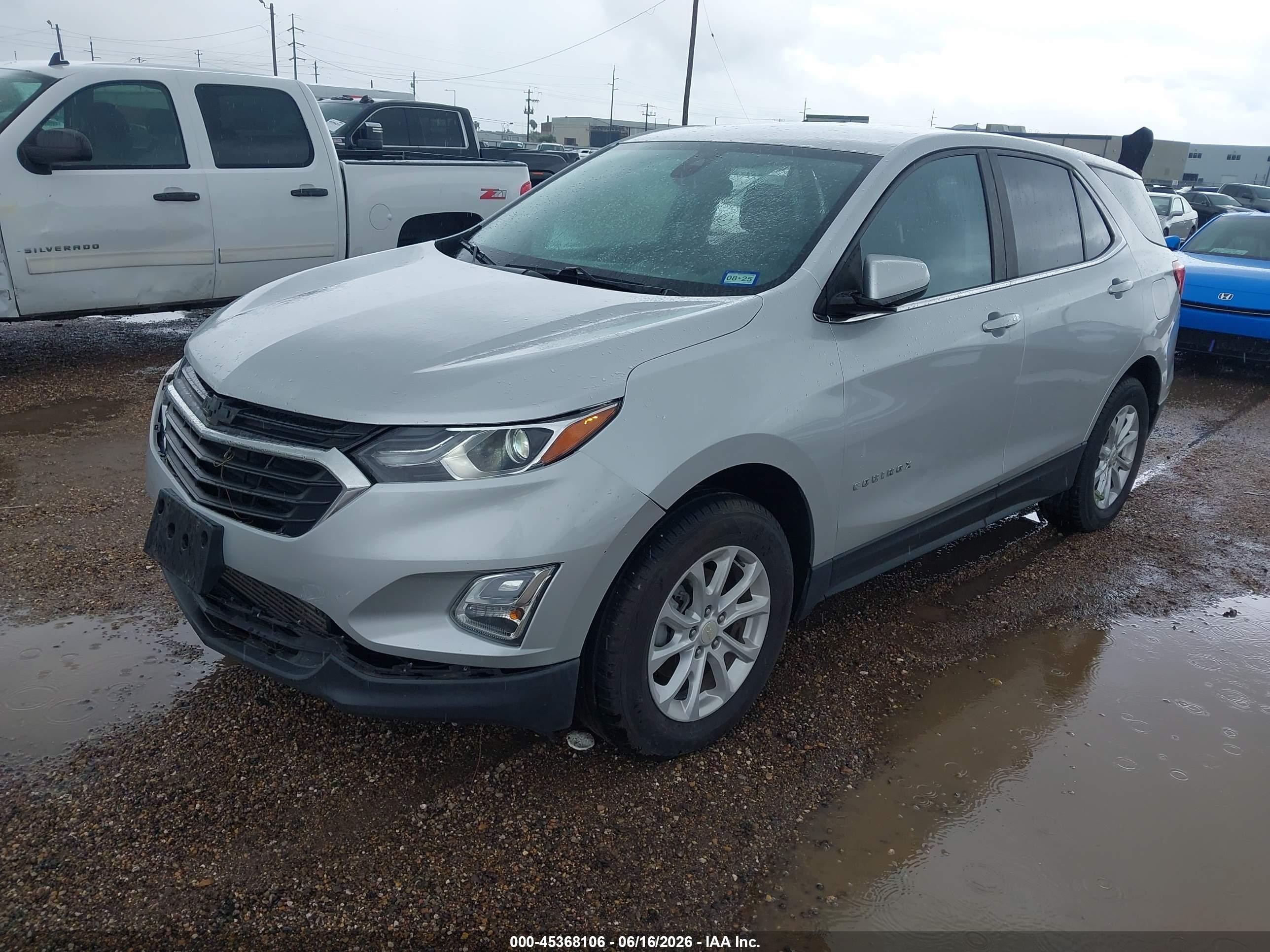 2021 Chevrolet Equinox Awd Lt Silver vin: 3GNAXUEV7MS172530