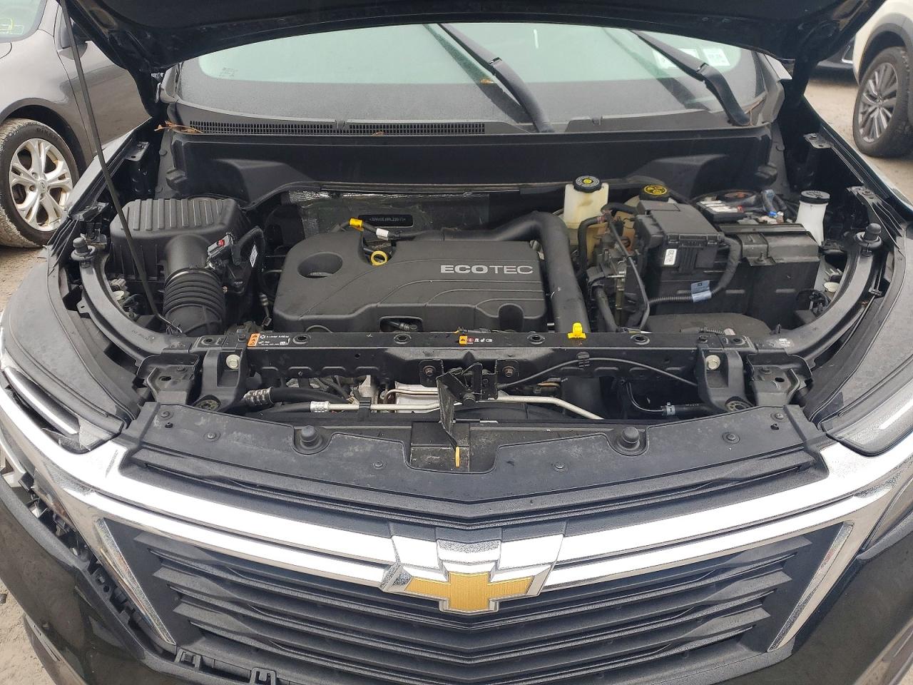 2022 Chevrolet Equinox Lt Черный vin: 3GNAXUEV8NL226171