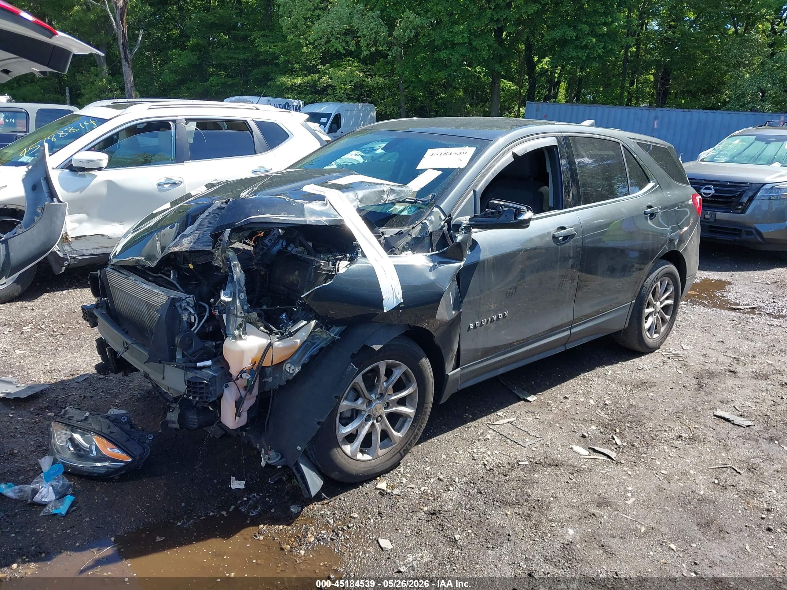 2019 Chevrolet Equinox Lt Gray vin: 3GNAXUEV9KS599320
