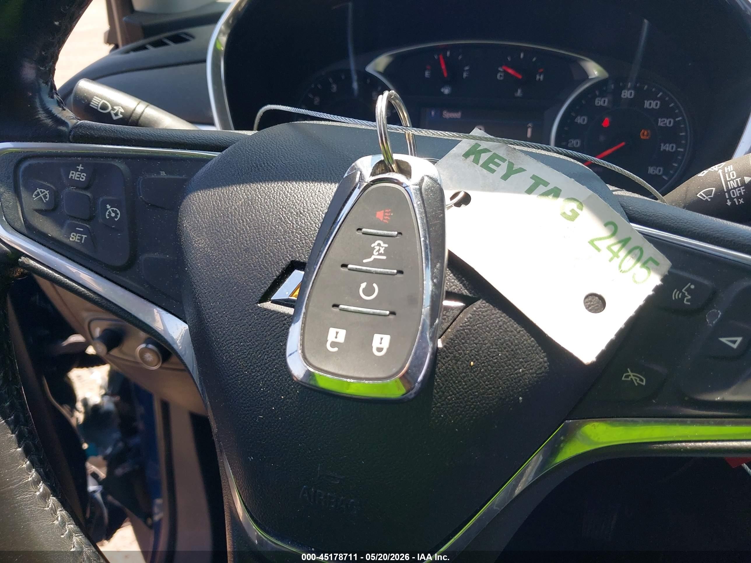 2019 Chevrolet Equinox Lt Синий vin: 3GNAXUEVXKL243405