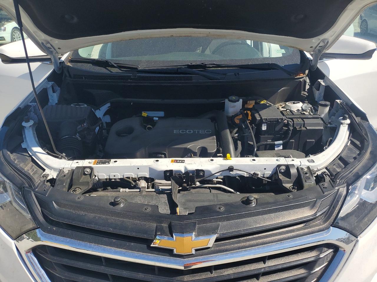 2020 Chevrolet Equinox Lt White vin: 3GNAXUEVXLS683826