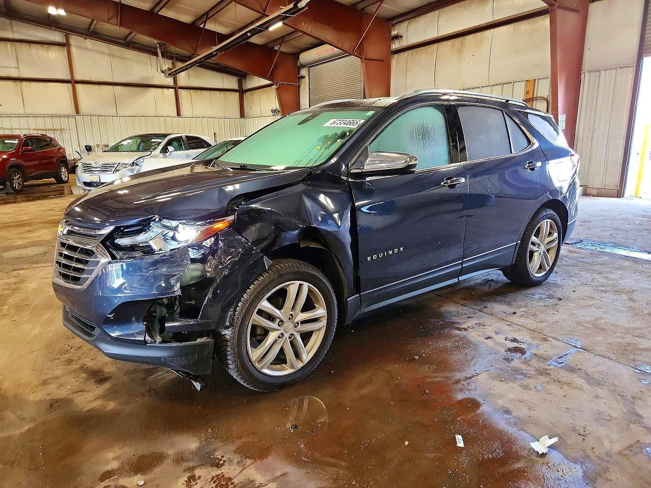 2018 Chevrolet Equinox Premier Blue vin: 3GNAXVEV1JS536362