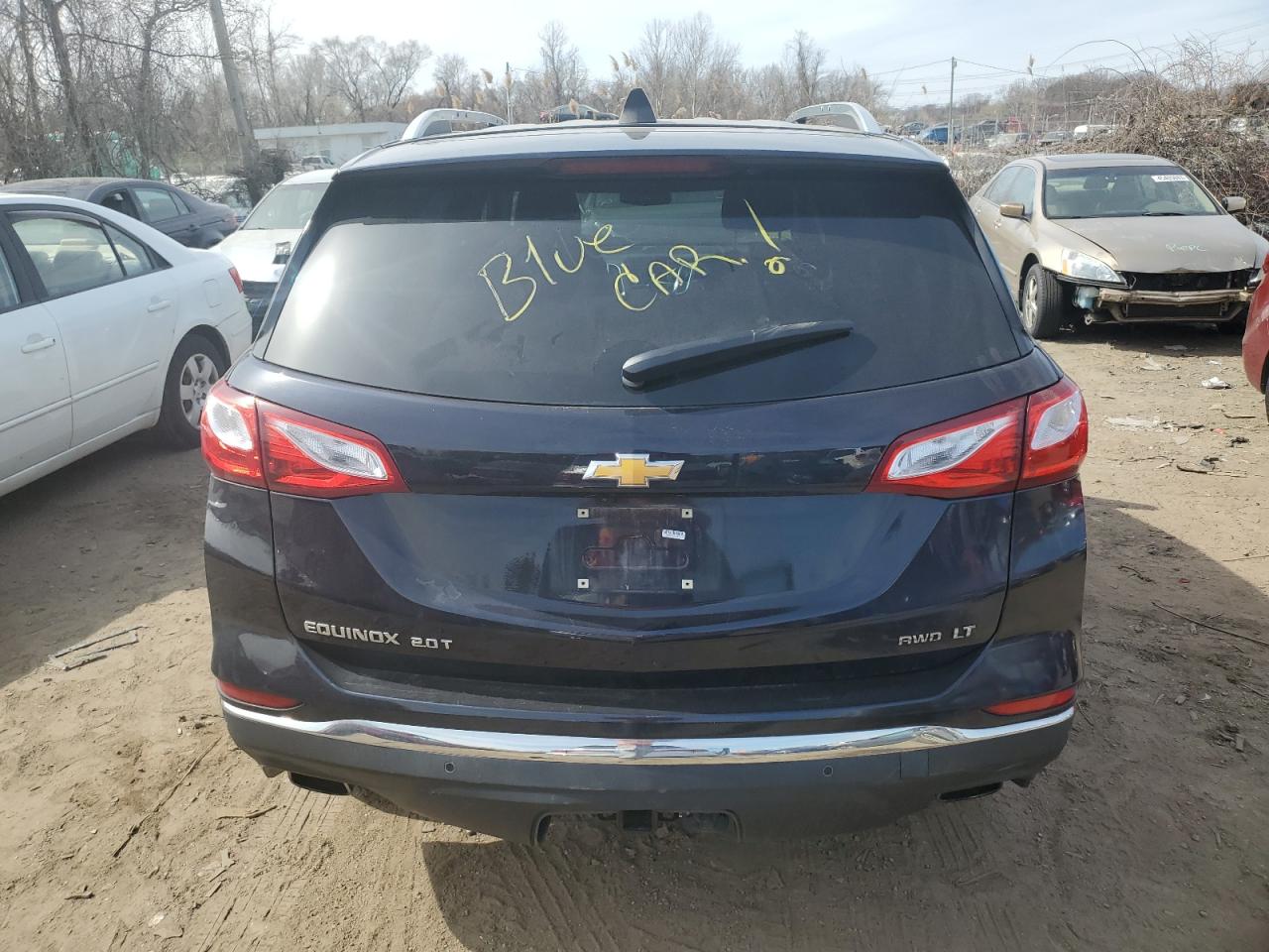 2020 Chevrolet Equinox Lt Blue vin: 3GNAXVEX4LS500282