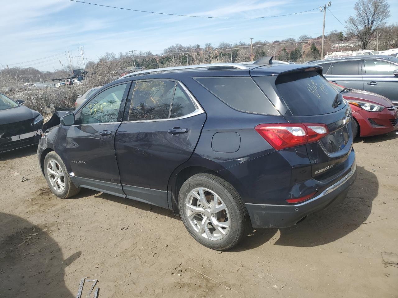 2020 Chevrolet Equinox Lt Blue vin: 3GNAXVEX4LS500282