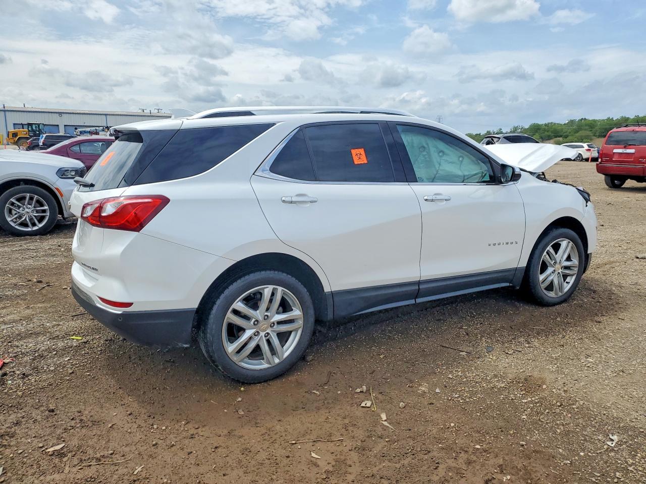 2020 Chevrolet Equinox Premier White vin: 3GNAXXEV4LS681376