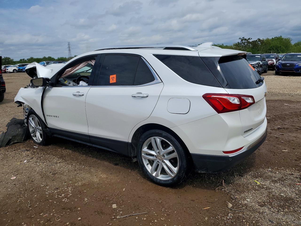 2020 Chevrolet Equinox Premier White vin: 3GNAXXEV4LS681376