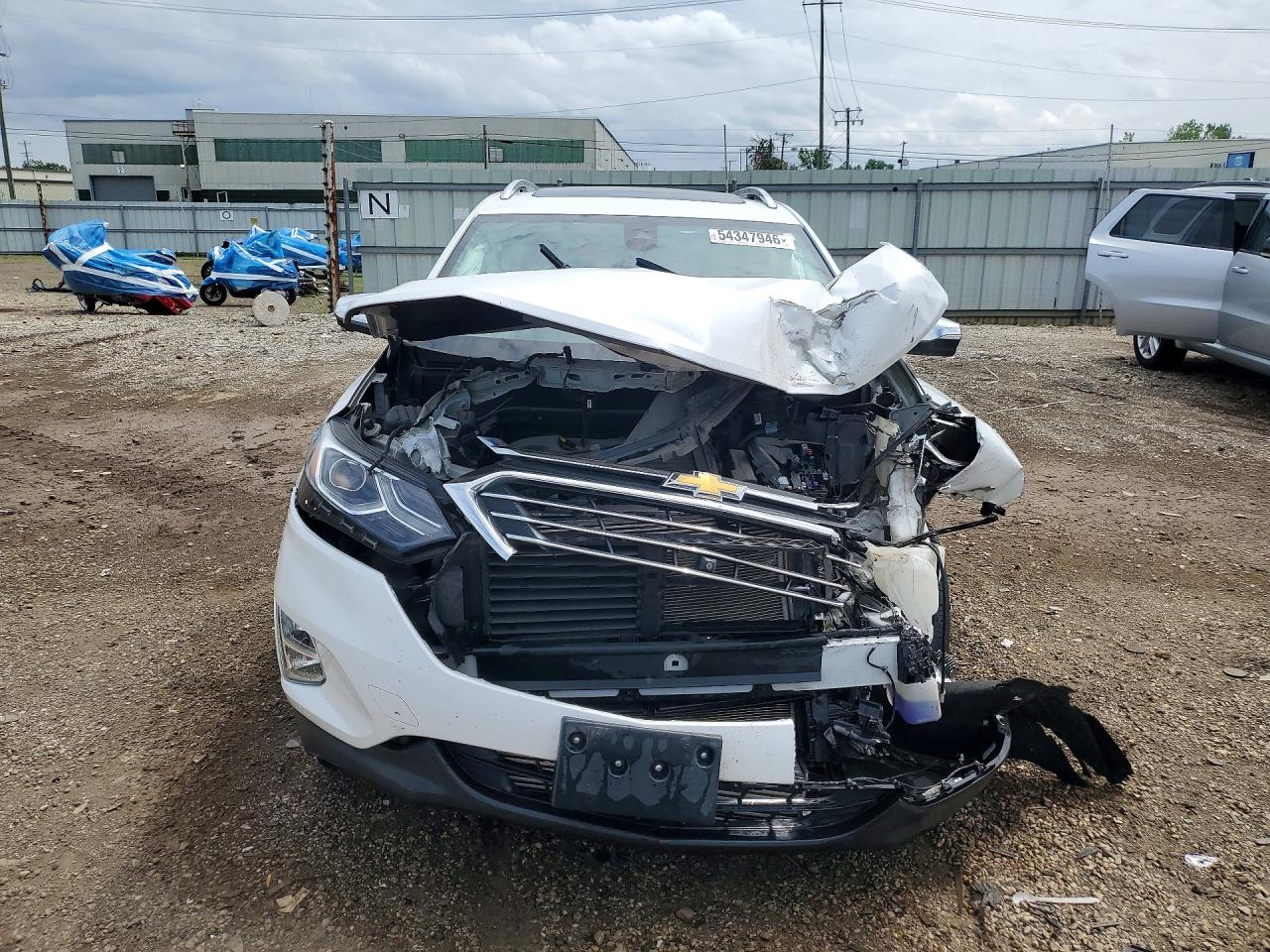 2020 Chevrolet Equinox Premier White vin: 3GNAXXEV4LS681376