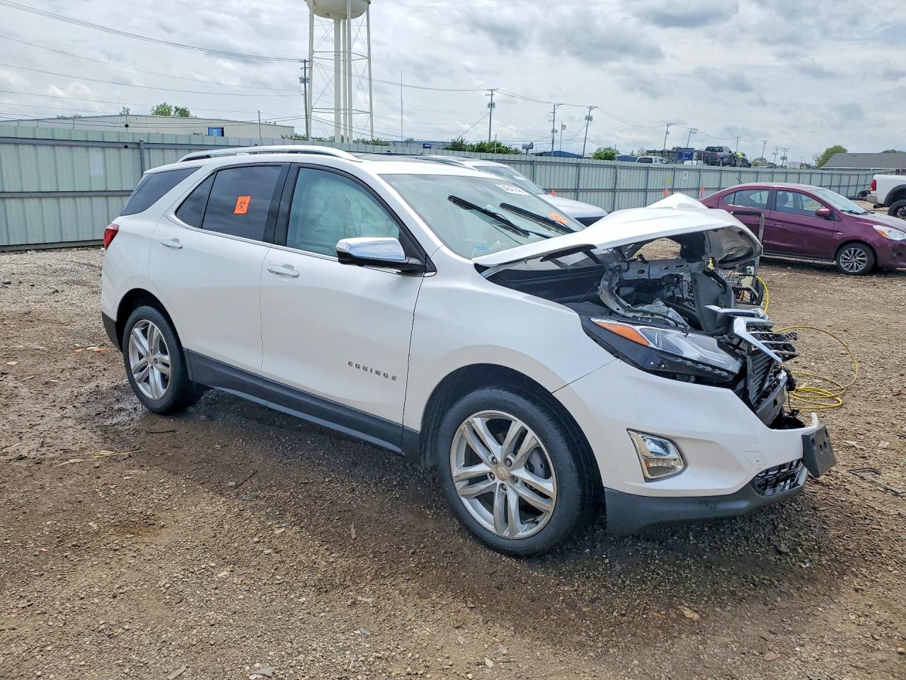 2020 Chevrolet Equinox Premier White vin: 3GNAXXEV4LS681376