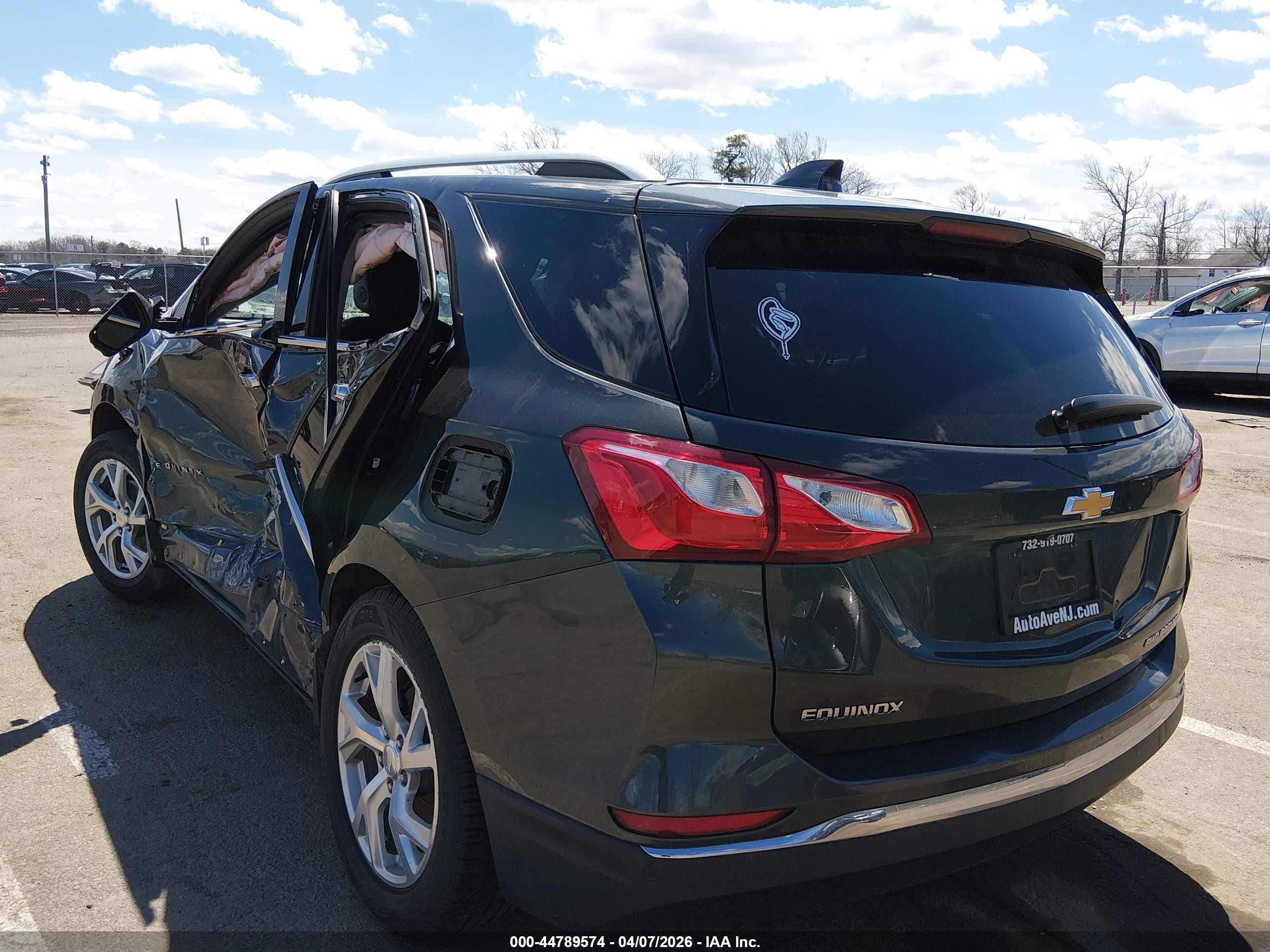 2020 Chevrolet Equinox Awd Premier 1.5l Turbo Серый vin: 3GNAXXEV7LS516258