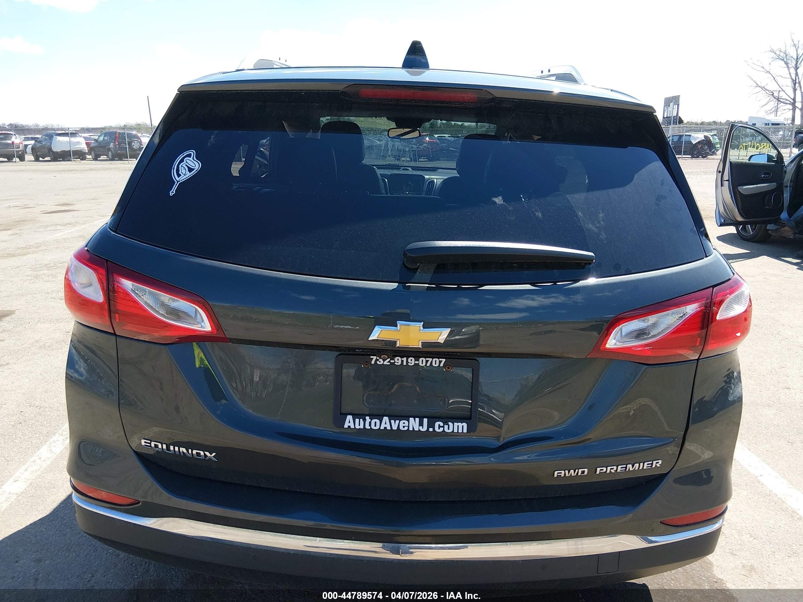 2020 Chevrolet Equinox Awd Premier 1.5l Turbo Серый vin: 3GNAXXEV7LS516258