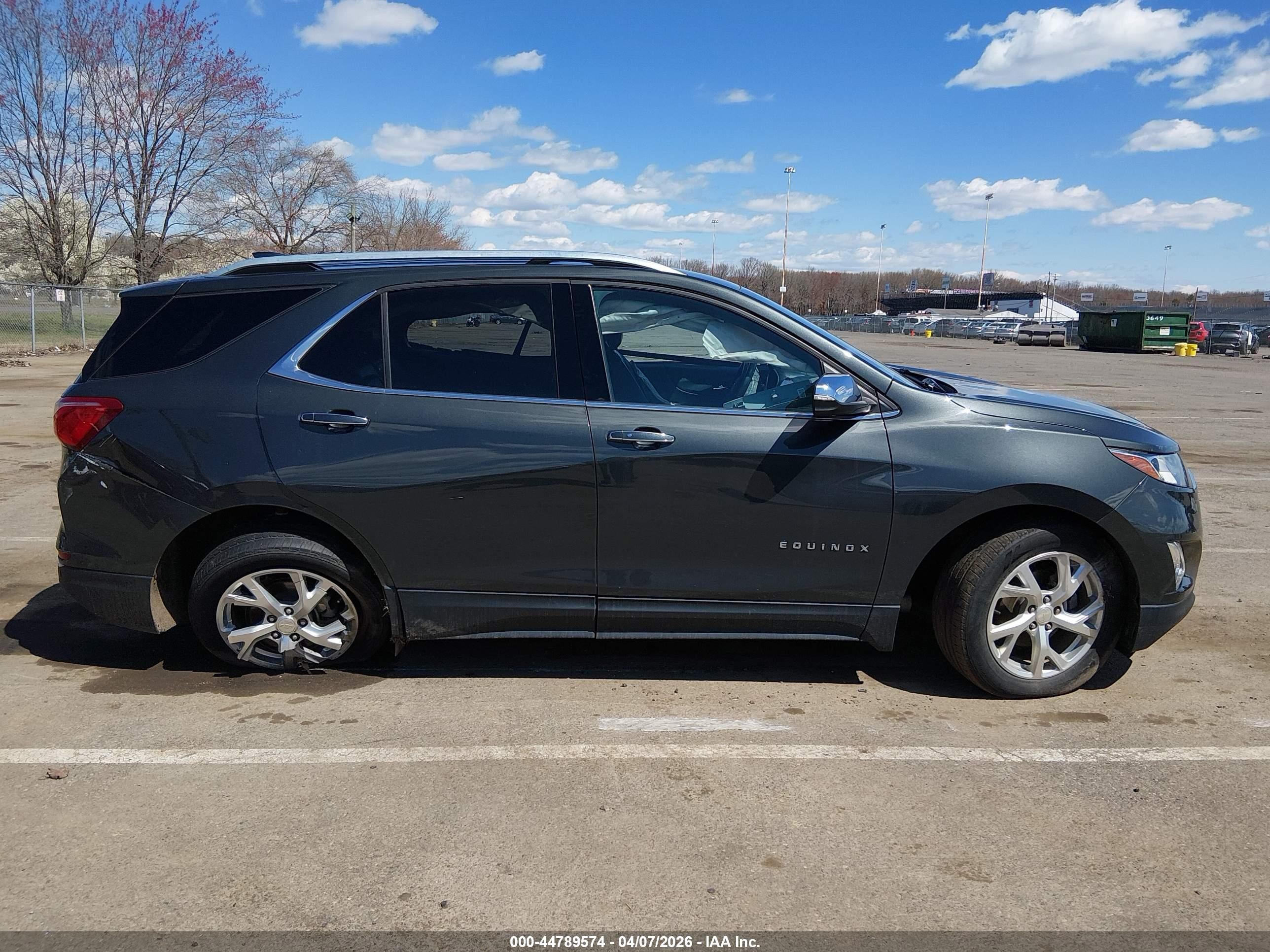 2020 Chevrolet Equinox Awd Premier 1.5l Turbo Серый vin: 3GNAXXEV7LS516258