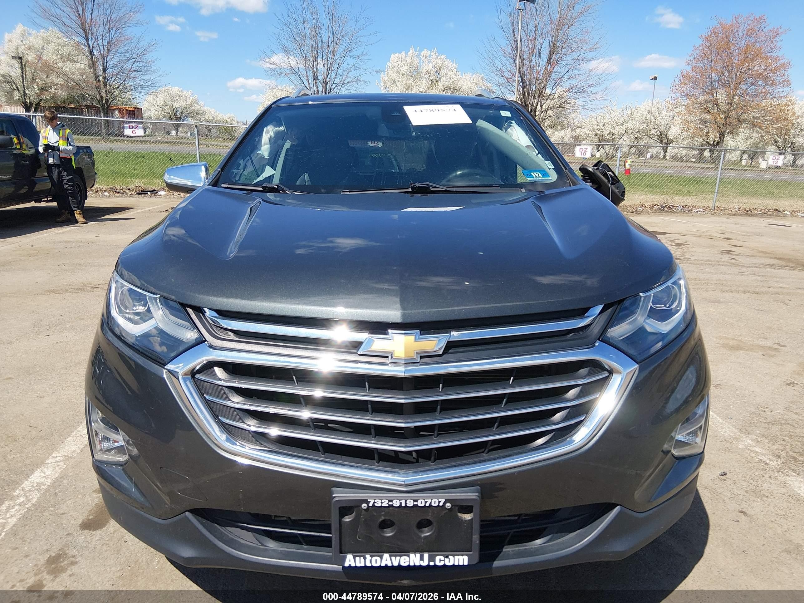 2020 Chevrolet Equinox Awd Premier 1.5l Turbo Серый vin: 3GNAXXEV7LS516258