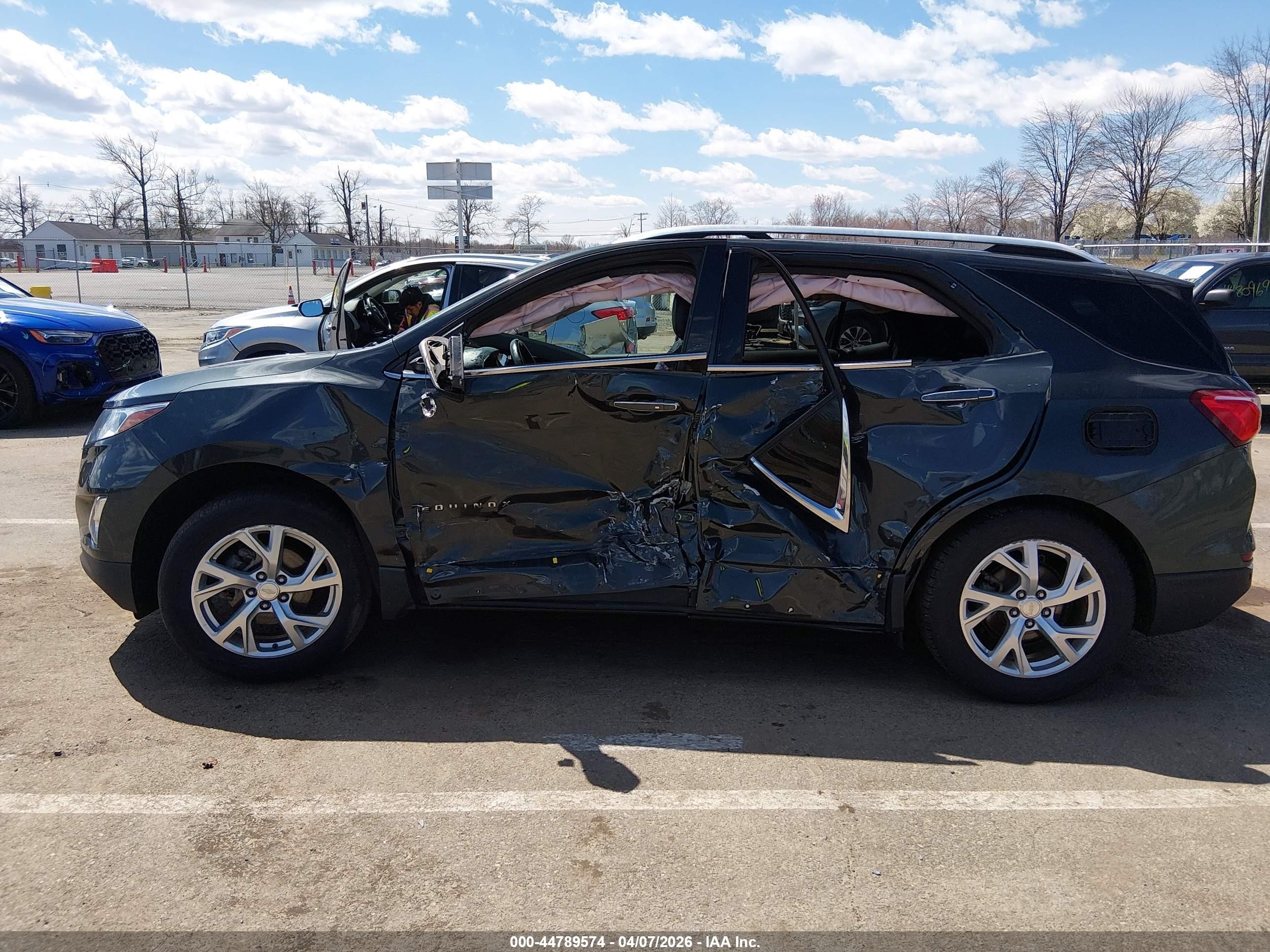 2020 Chevrolet Equinox Awd Premier 1.5l Turbo Серый vin: 3GNAXXEV7LS516258