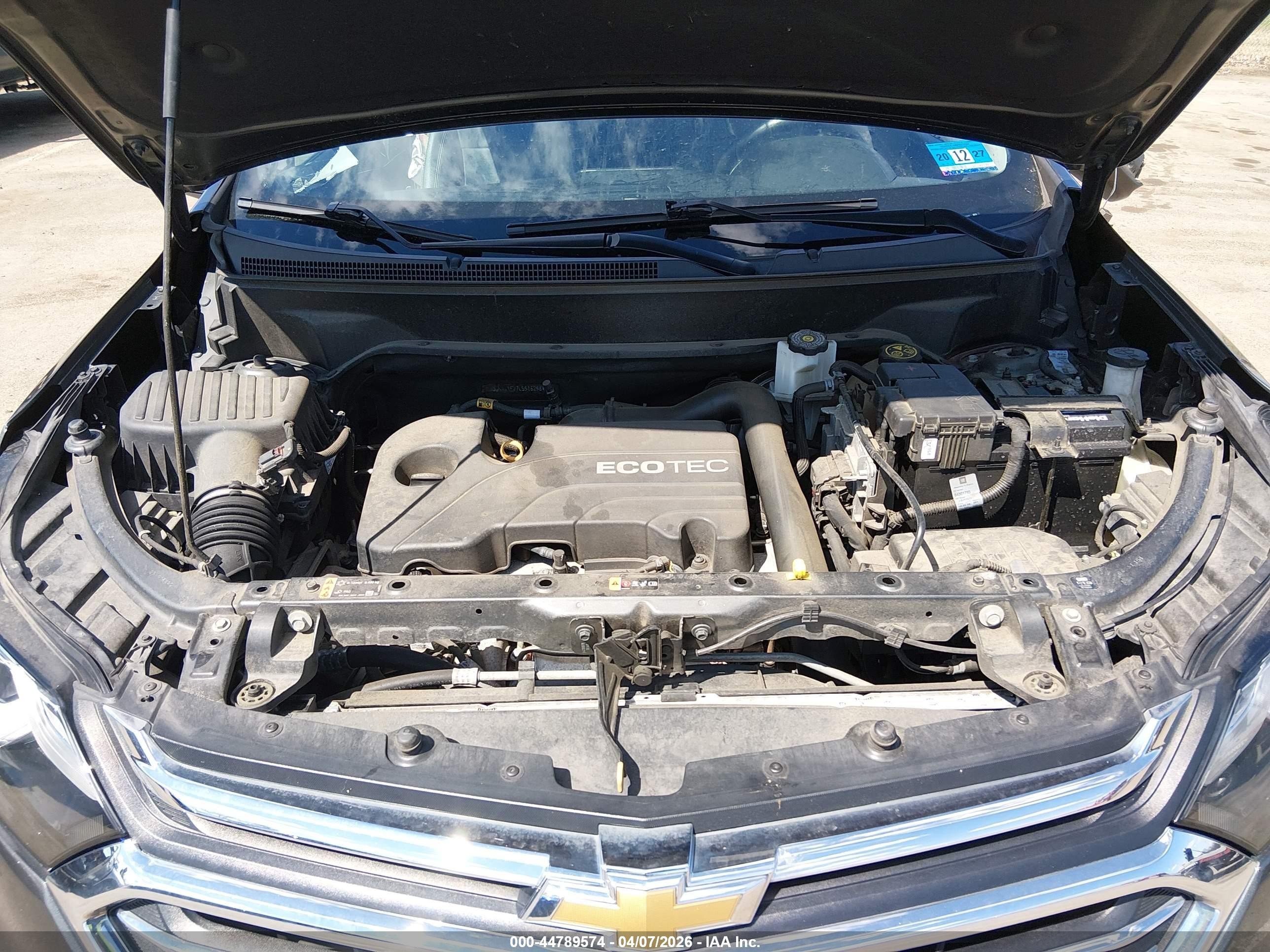 2020 Chevrolet Equinox Awd Premier 1.5l Turbo Серый vin: 3GNAXXEV7LS516258