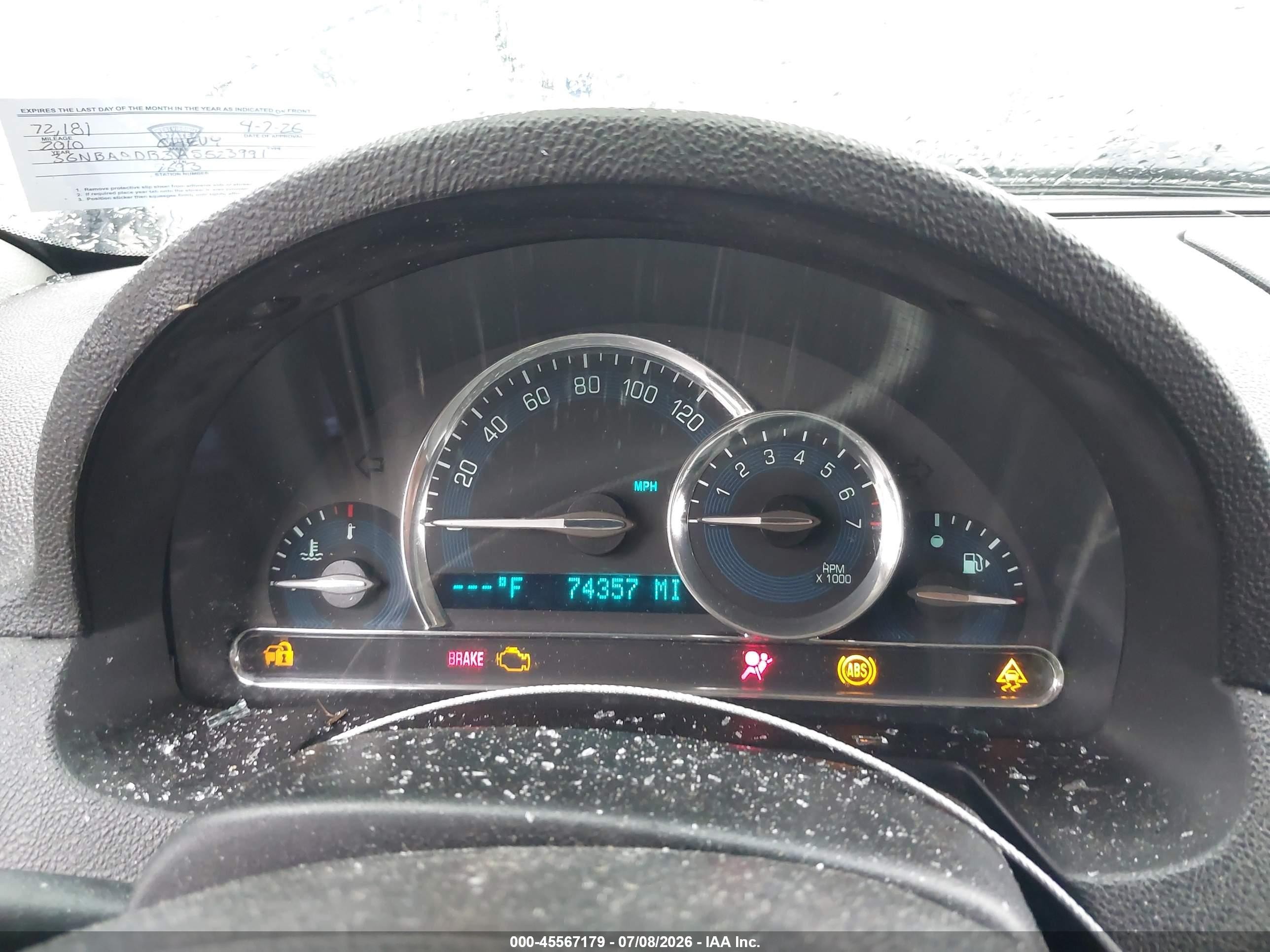 2010 Chevrolet Hhr Ls Blue vin: 3GNBAADB3AS523991