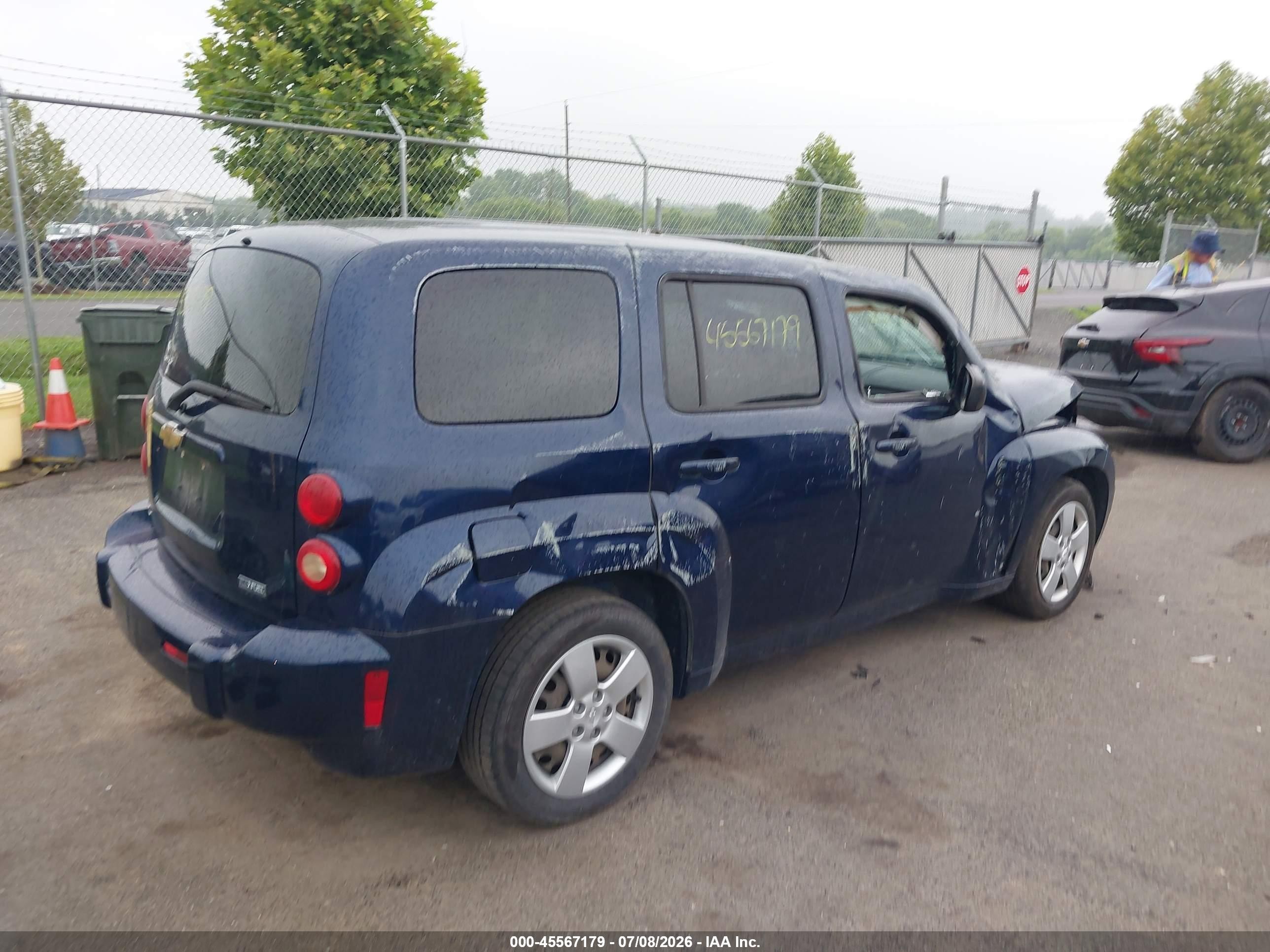 2010 Chevrolet Hhr Ls Blue vin: 3GNBAADB3AS523991