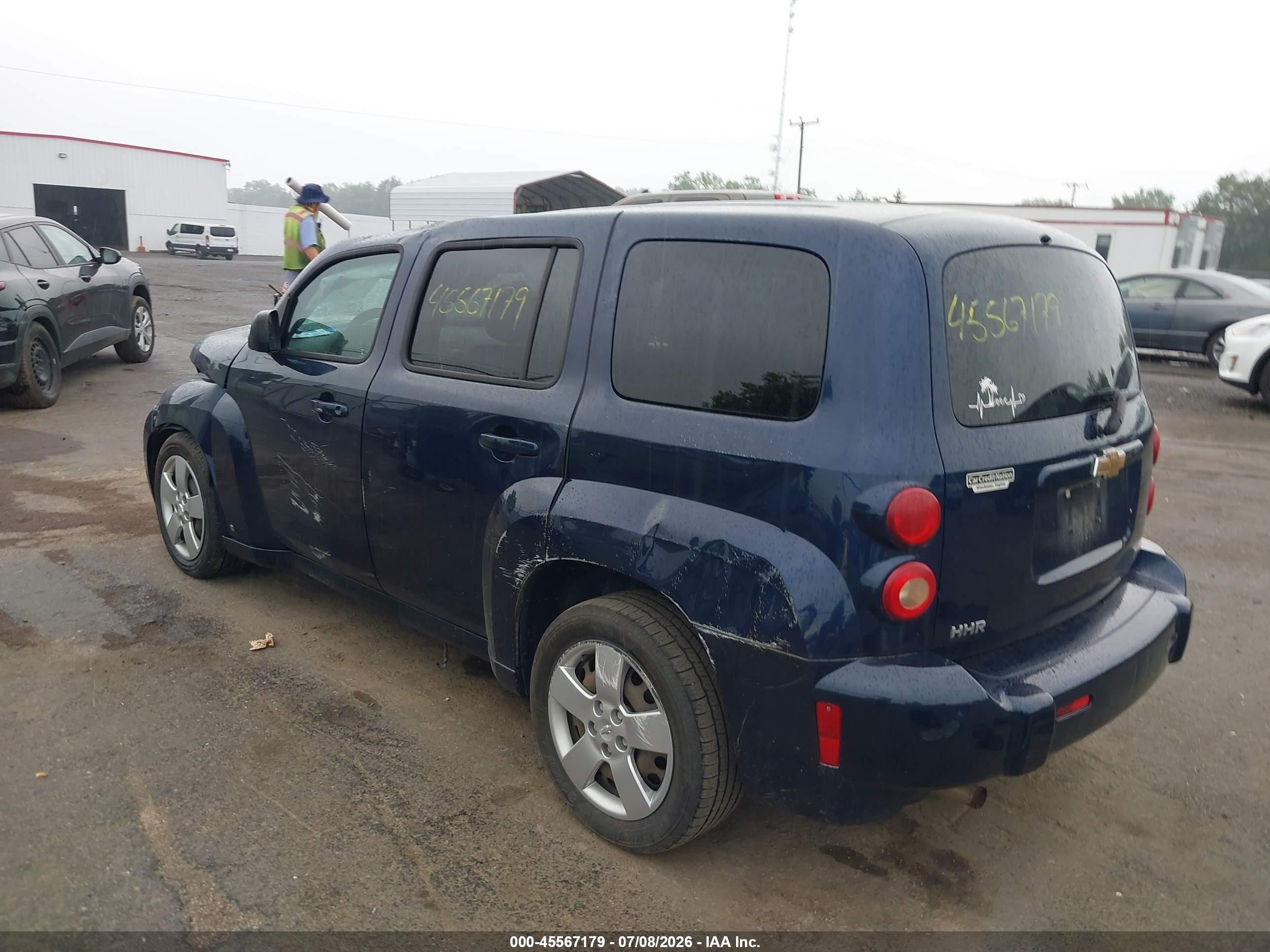 2010 Chevrolet Hhr Ls Blue vin: 3GNBAADB3AS523991