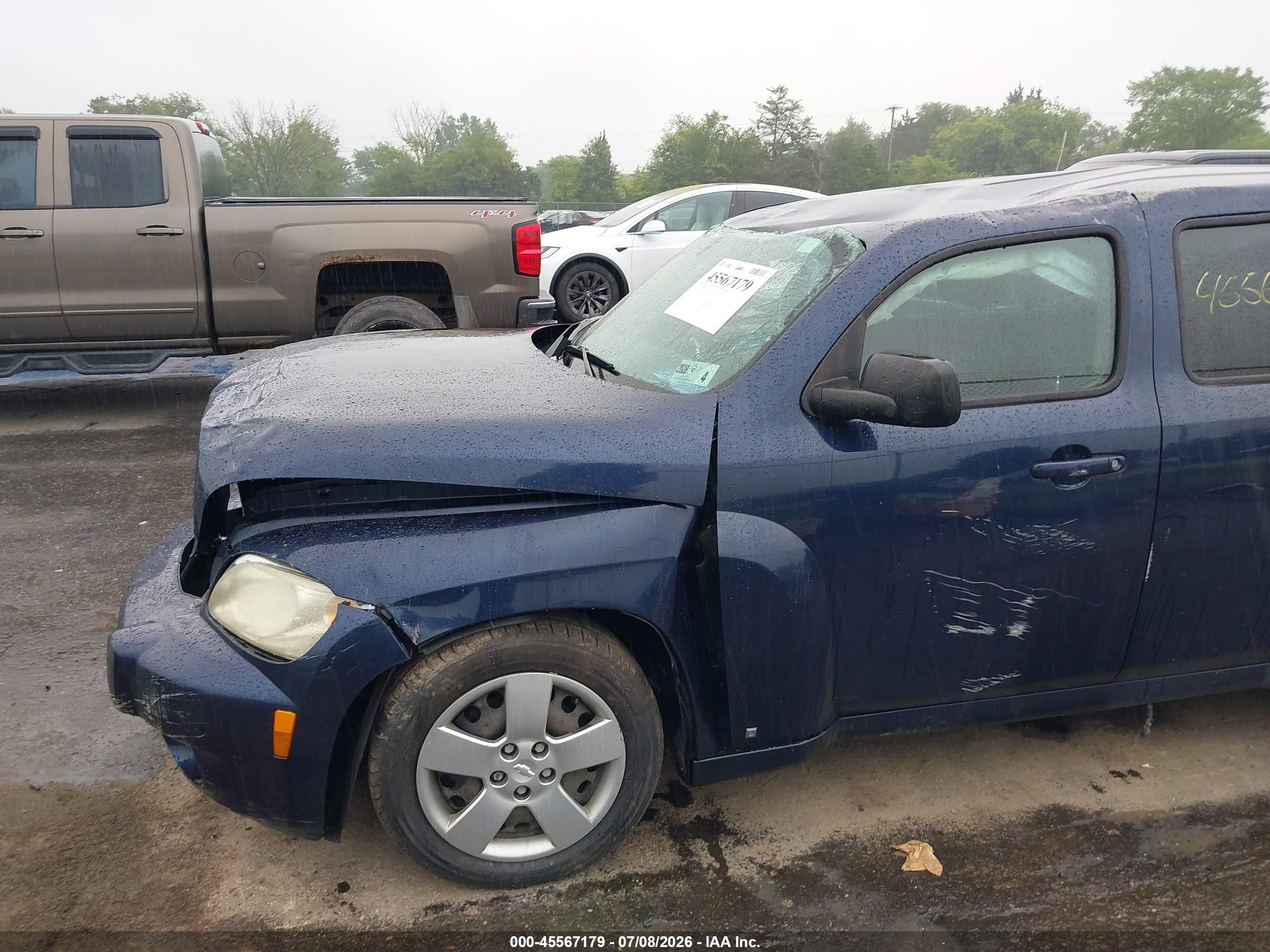 2010 Chevrolet Hhr Ls Blue vin: 3GNBAADB3AS523991
