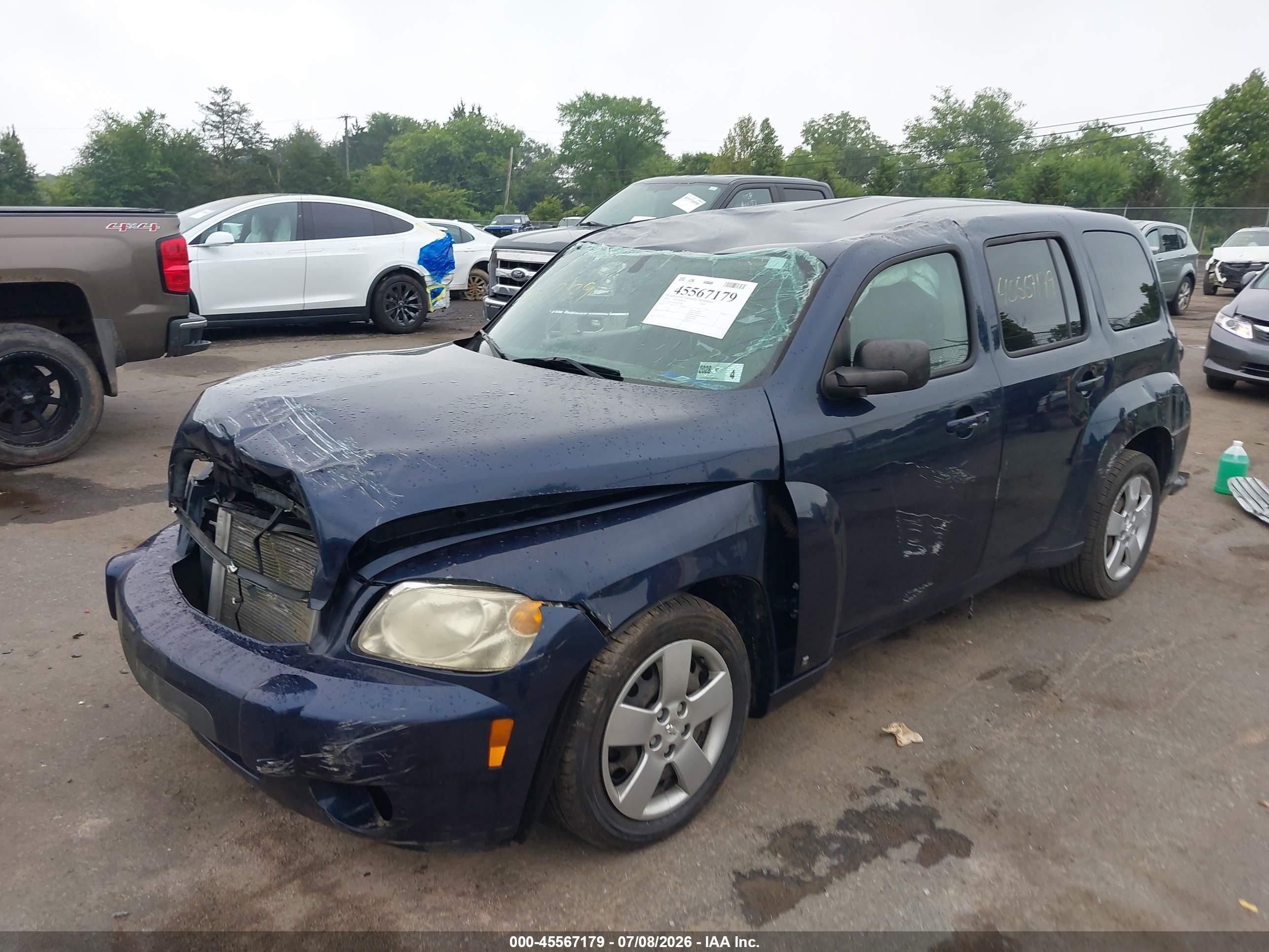 2010 Chevrolet Hhr Ls Blue vin: 3GNBAADB3AS523991