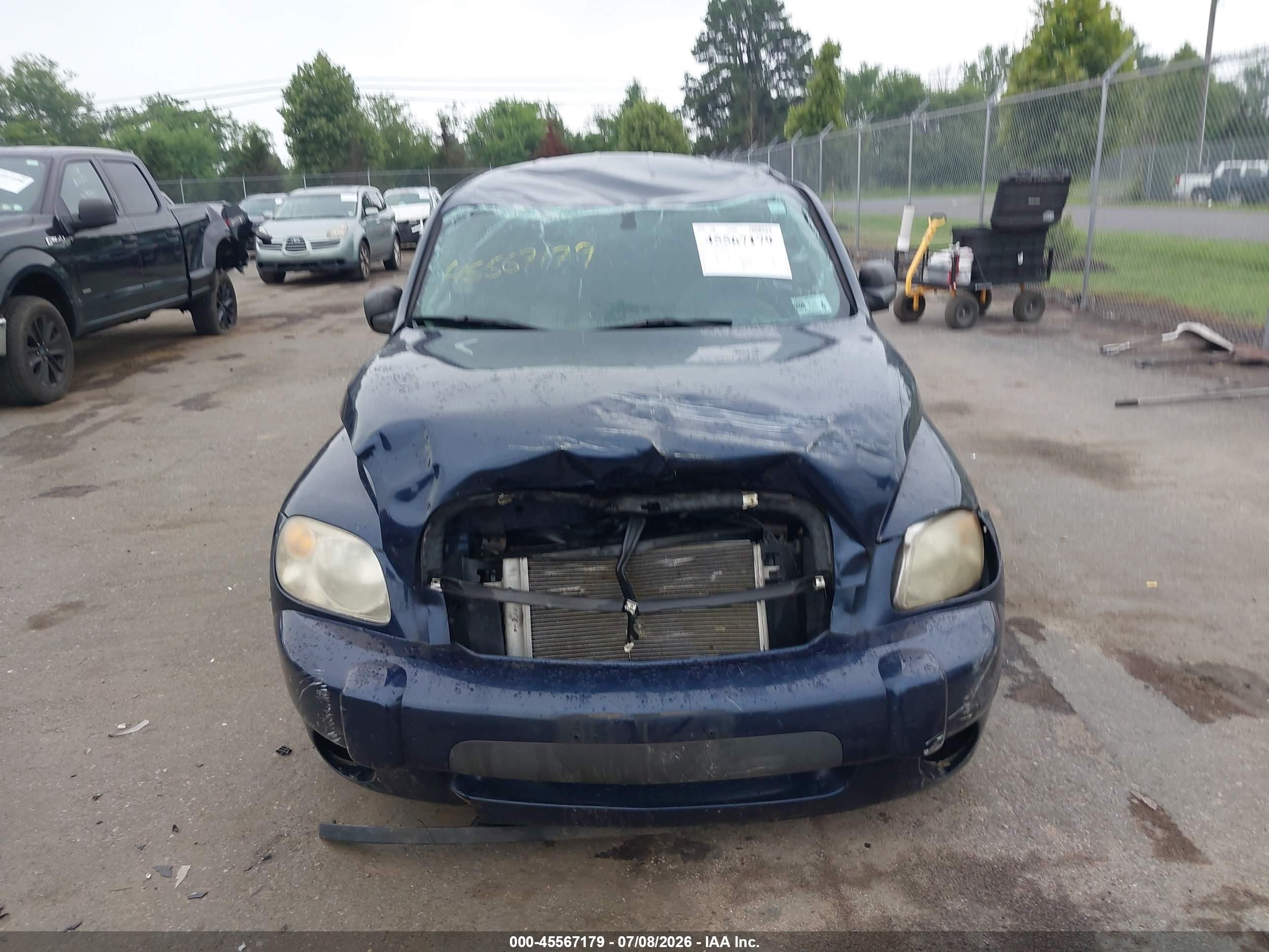 2010 Chevrolet Hhr Ls Blue vin: 3GNBAADB3AS523991
