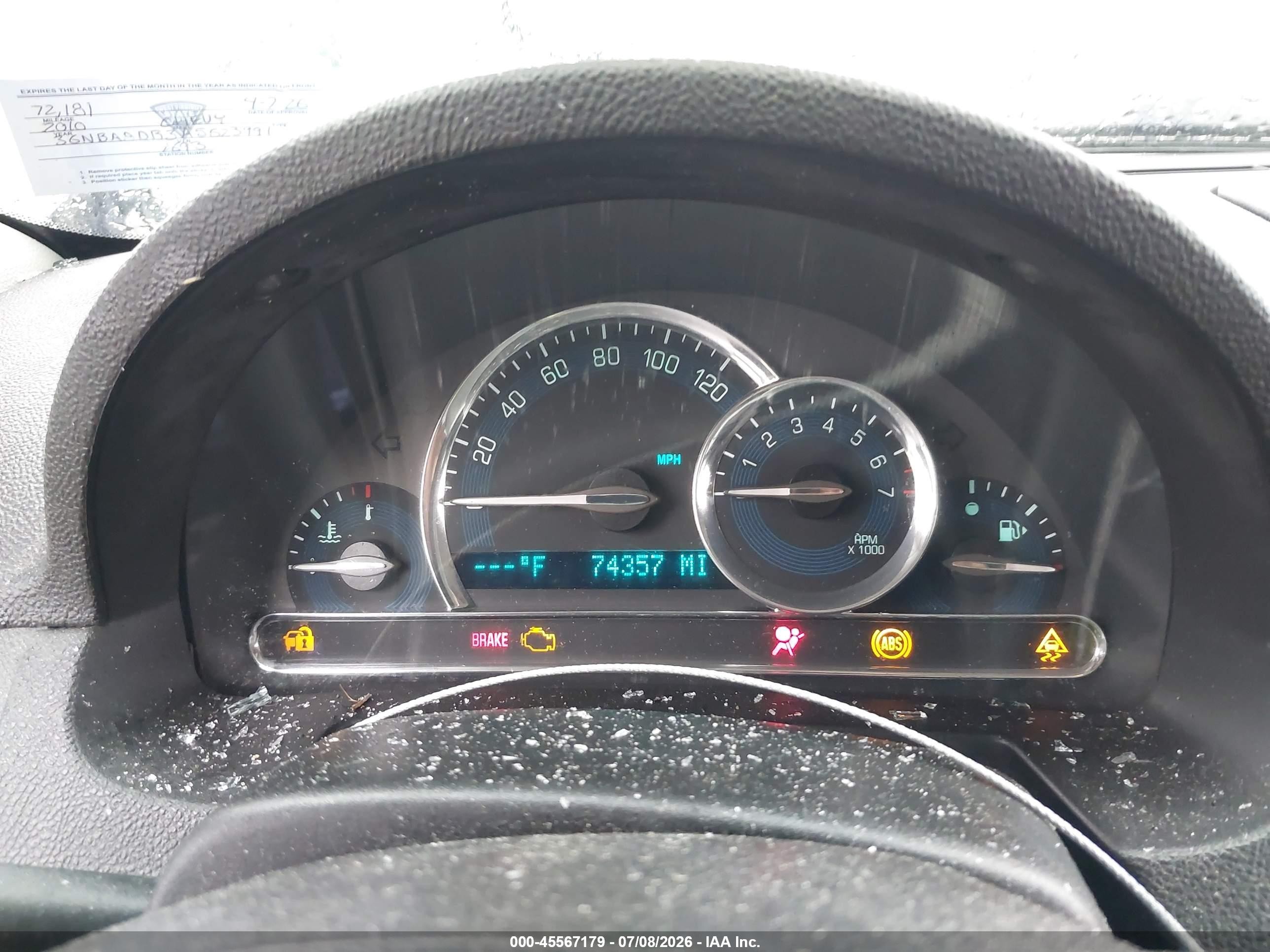 2010 Chevrolet Hhr Ls Blue vin: 3GNBAADB3AS523991