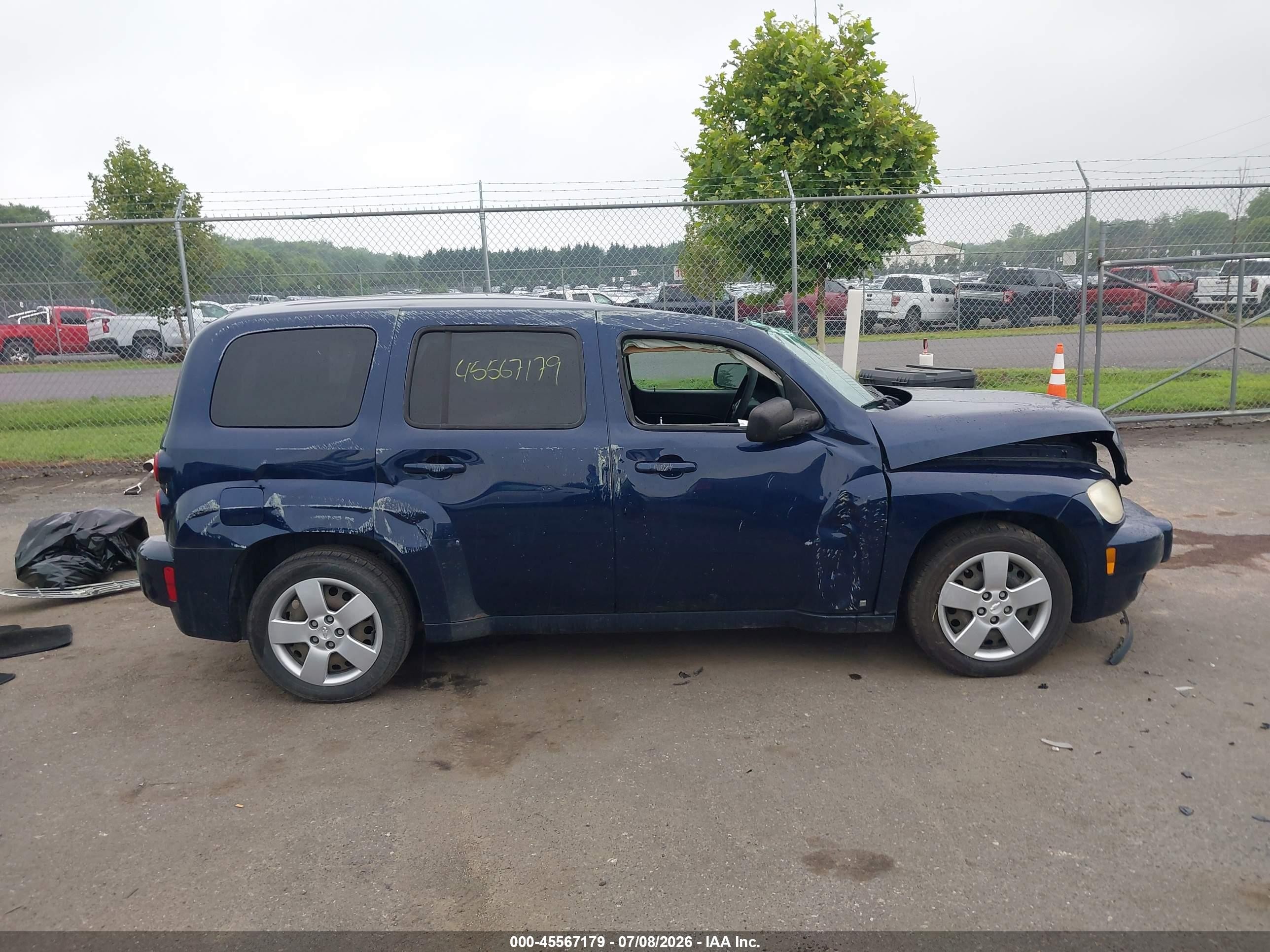 2010 Chevrolet Hhr Ls Blue vin: 3GNBAADB3AS523991