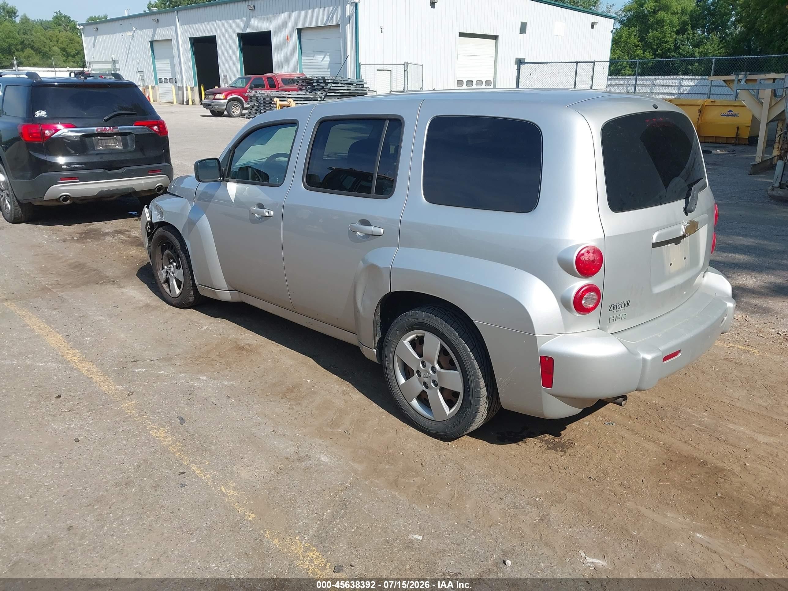 2010 Chevrolet Hhr Ls Silver vin: 3GNBAADB3AS601346