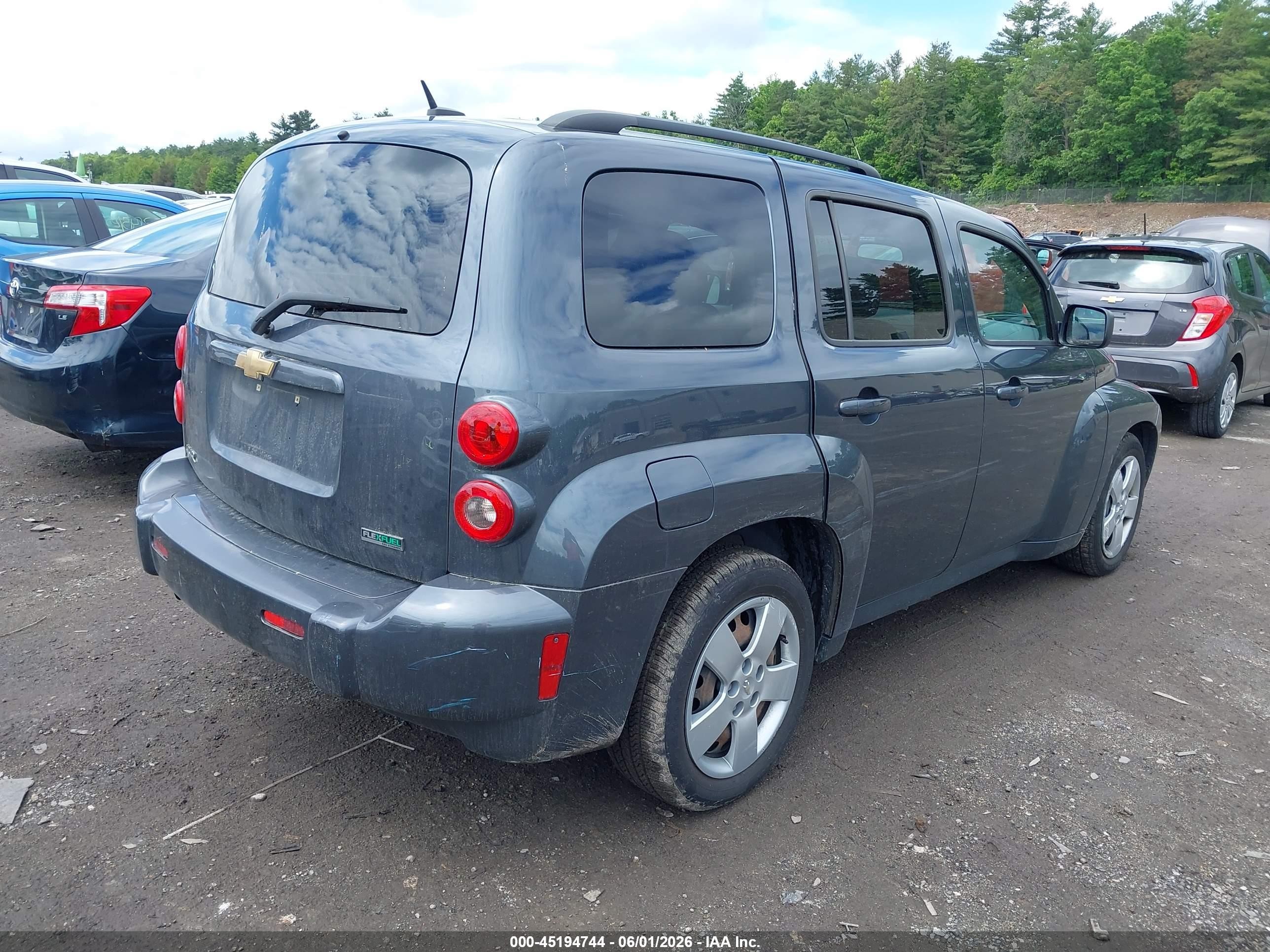 2010 Chevrolet Hhr Ls Gray vin: 3GNBAADB5AS536595