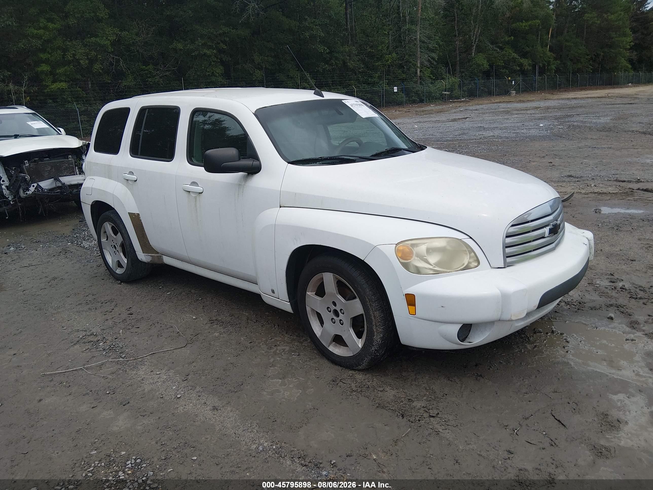 2010 Chevrolet Hhr Ls White vin: 3GNBAADB6AS515223