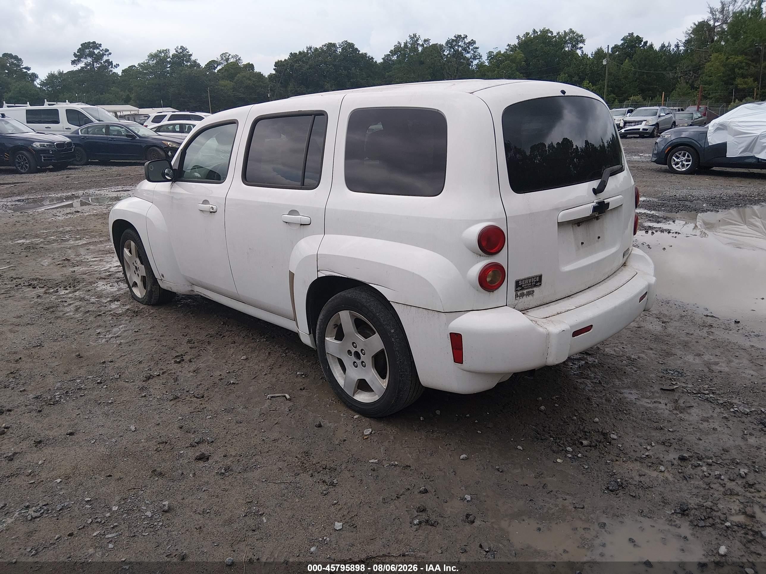 2010 Chevrolet Hhr Ls White vin: 3GNBAADB6AS515223