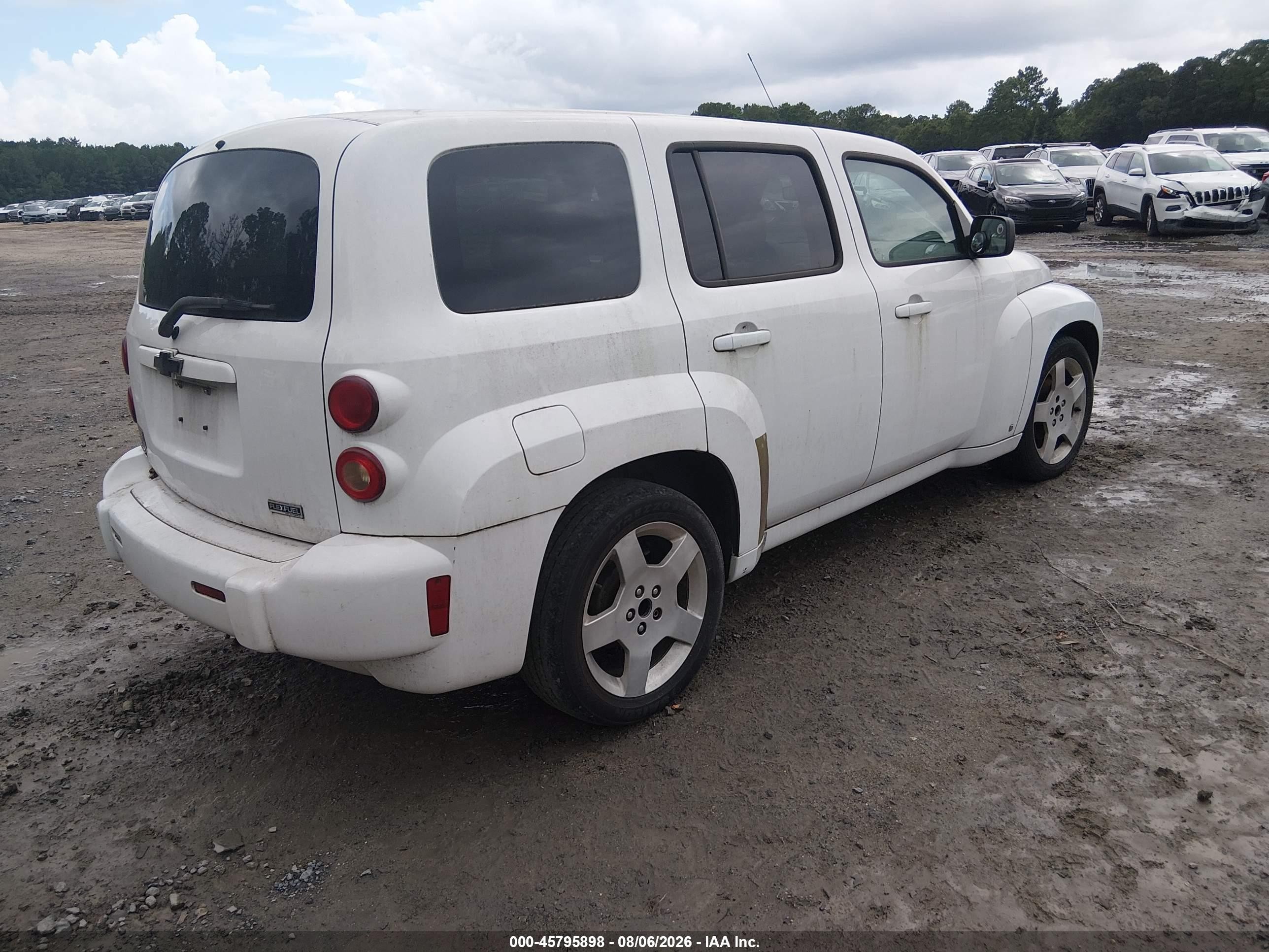 2010 Chevrolet Hhr Ls White vin: 3GNBAADB6AS515223