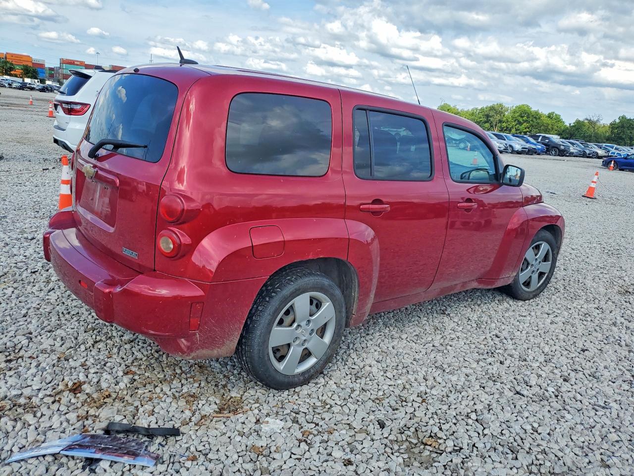 2010 Chevrolet Hhr Ls Burgundy vin: 3GNBAADB6AS559870