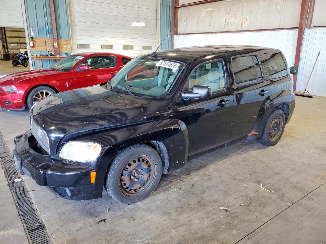 2010 Chevrolet Hhr Ls Black vin: 3GNBAADB7AS505607