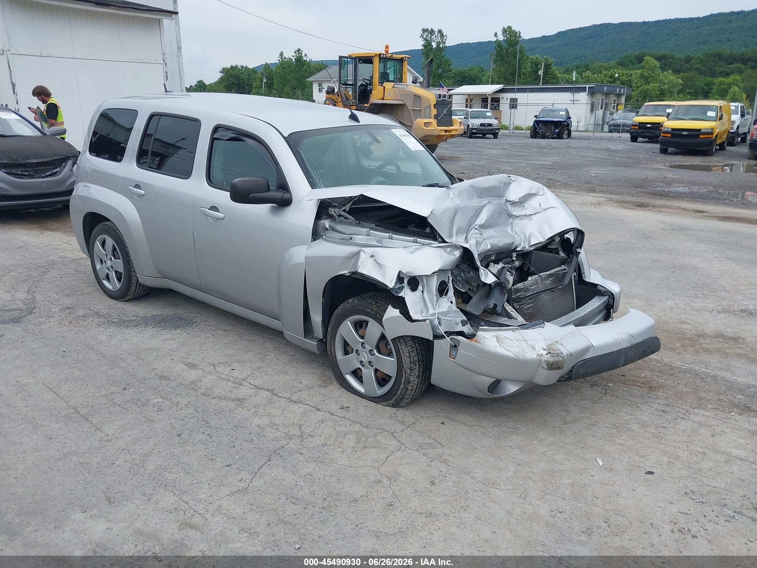 2010 Chevrolet Hhr Ls Silver vin: 3GNBAADB7AS540826