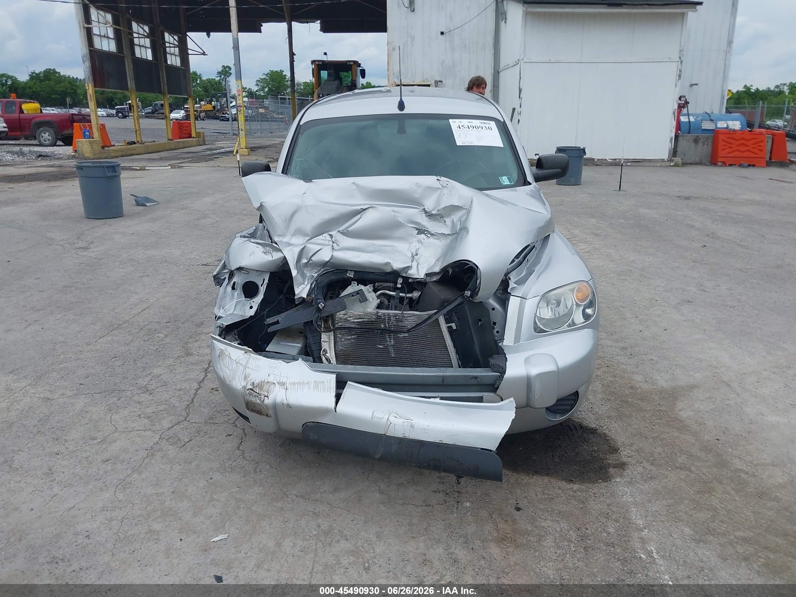 2010 Chevrolet Hhr Ls Silver vin: 3GNBAADB7AS540826