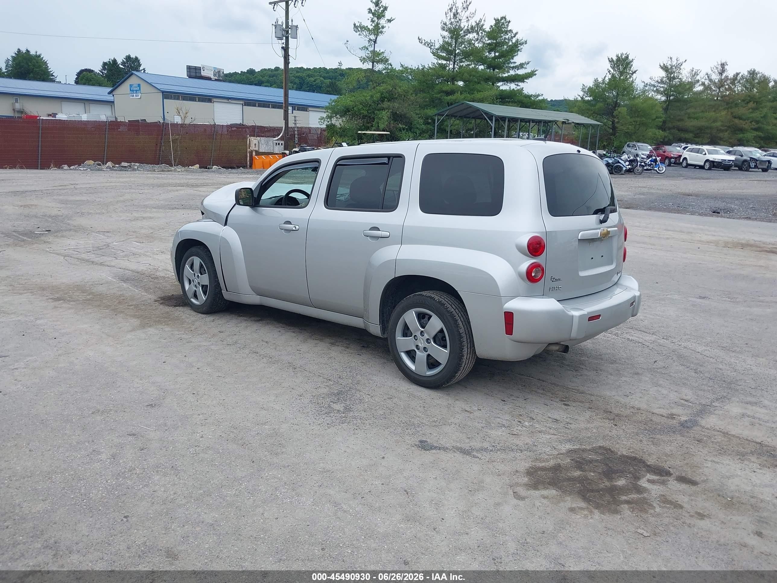 2010 Chevrolet Hhr Ls Silver vin: 3GNBAADB7AS540826