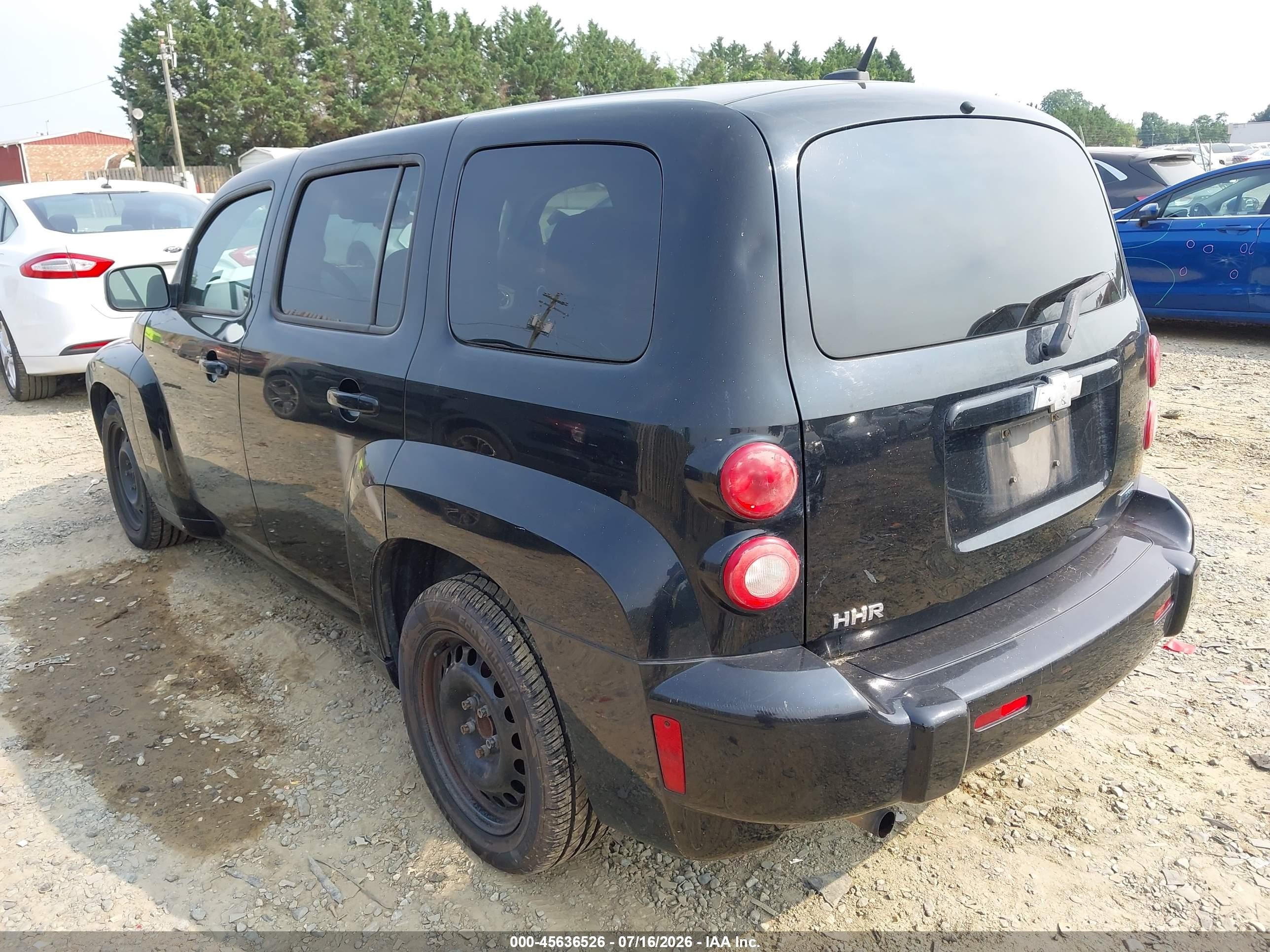 2010 Chevrolet Hhr Ls Черный vin: 3GNBAADB7AS623849