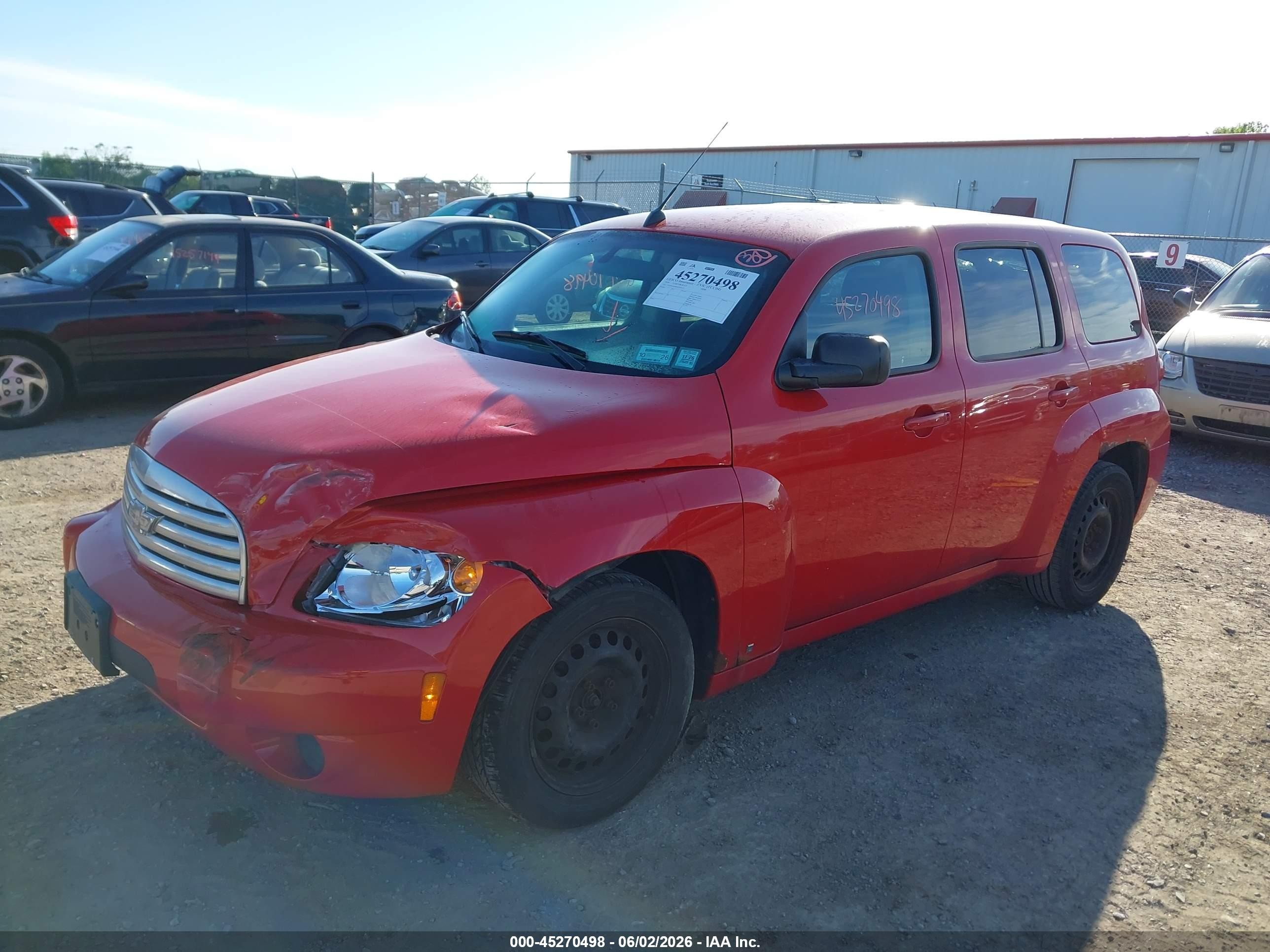 2010 Chevrolet Hhr Ls Red vin: 3GNBAADB8AS524232