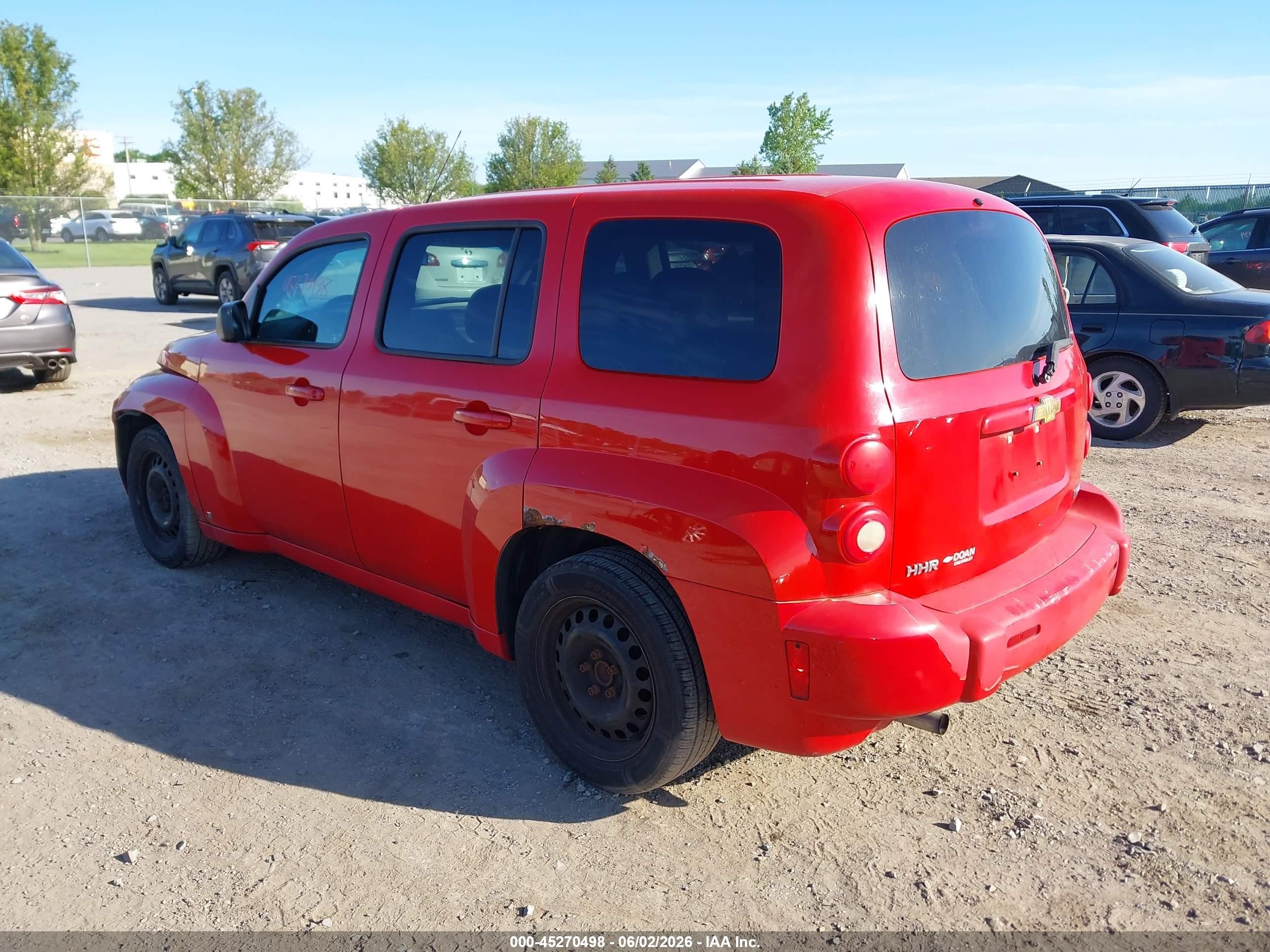 2010 Chevrolet Hhr Ls Red vin: 3GNBAADB8AS524232