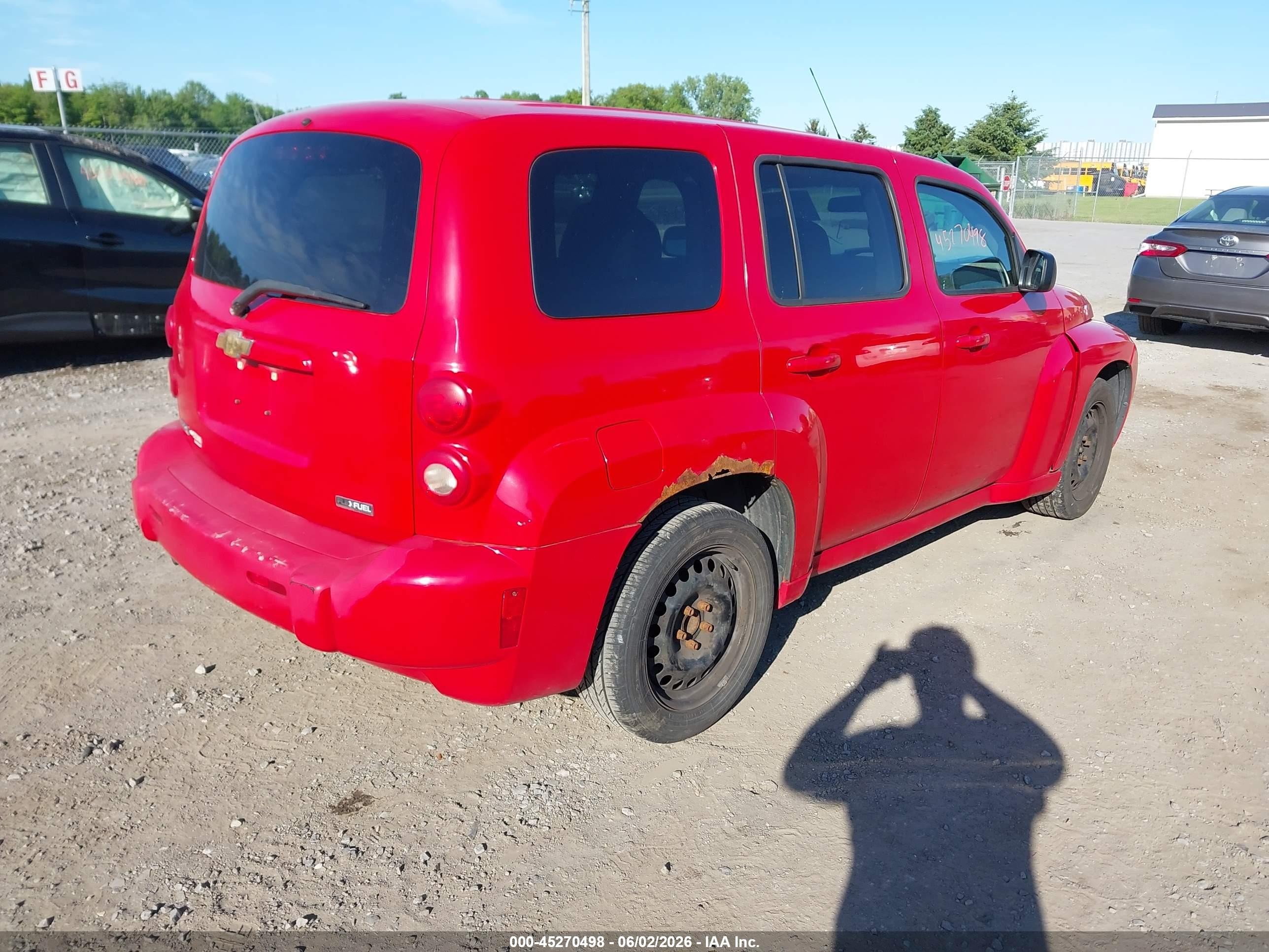 2010 Chevrolet Hhr Ls Red vin: 3GNBAADB8AS524232