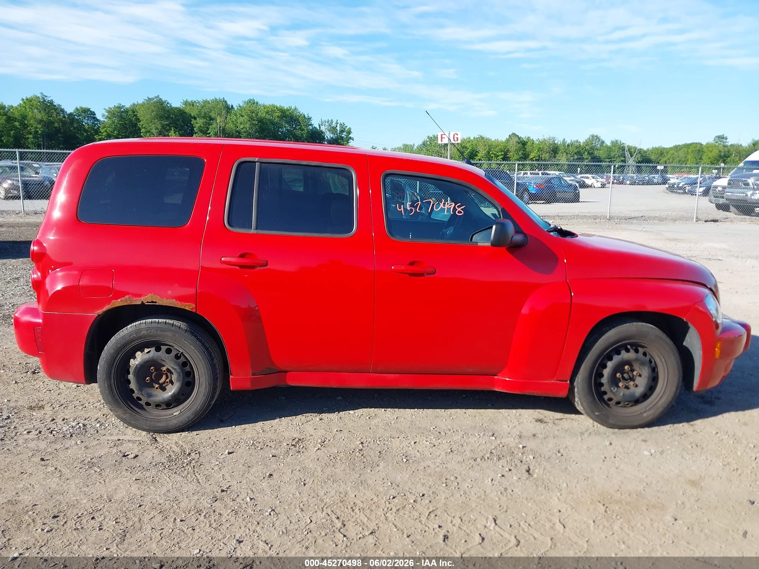 2010 Chevrolet Hhr Ls Red vin: 3GNBAADB8AS524232