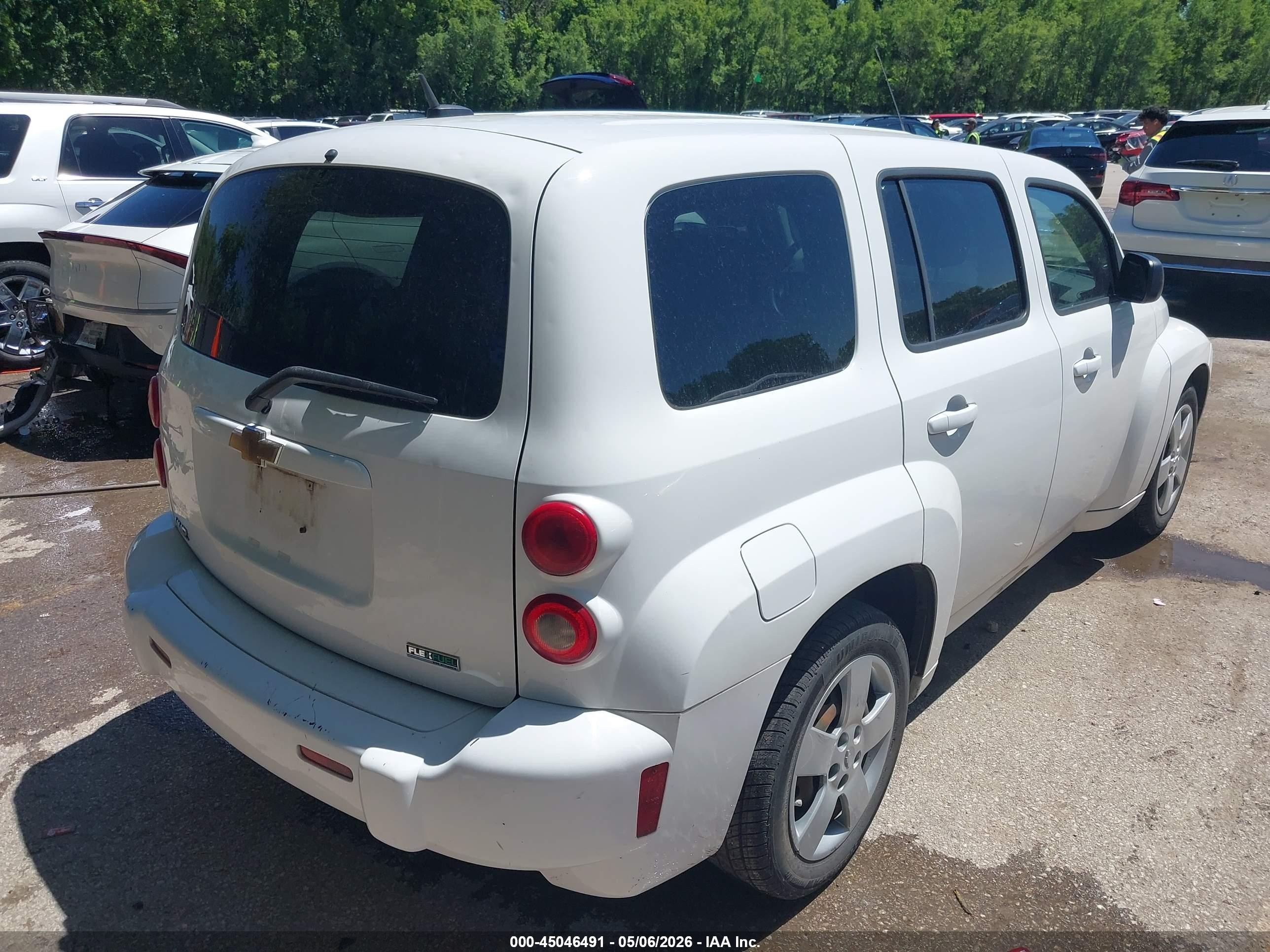 2010 Chevrolet Hhr Ls Белый vin: 3GNBAADBXAS570855