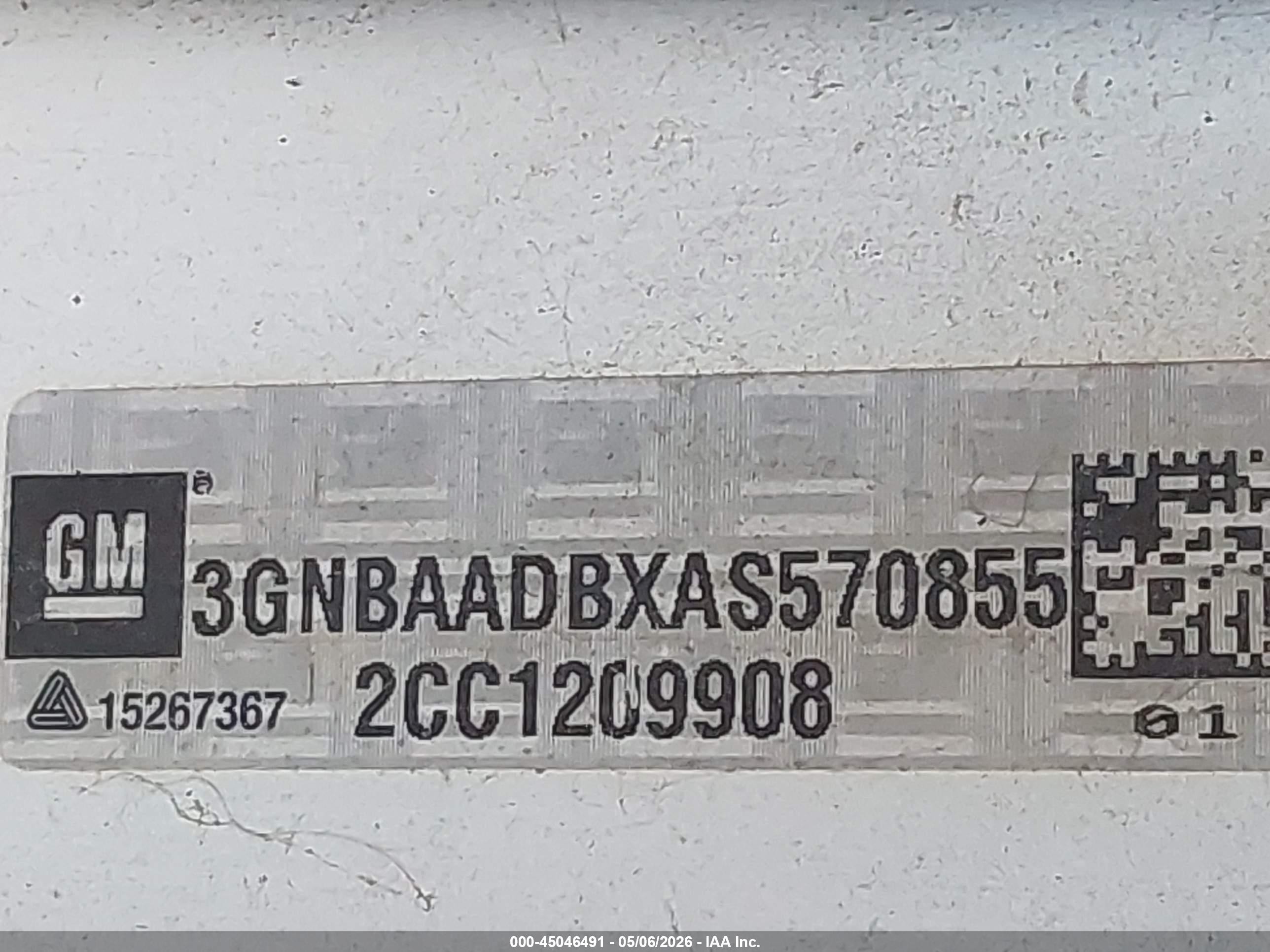 2010 Chevrolet Hhr Ls Белый vin: 3GNBAADBXAS570855