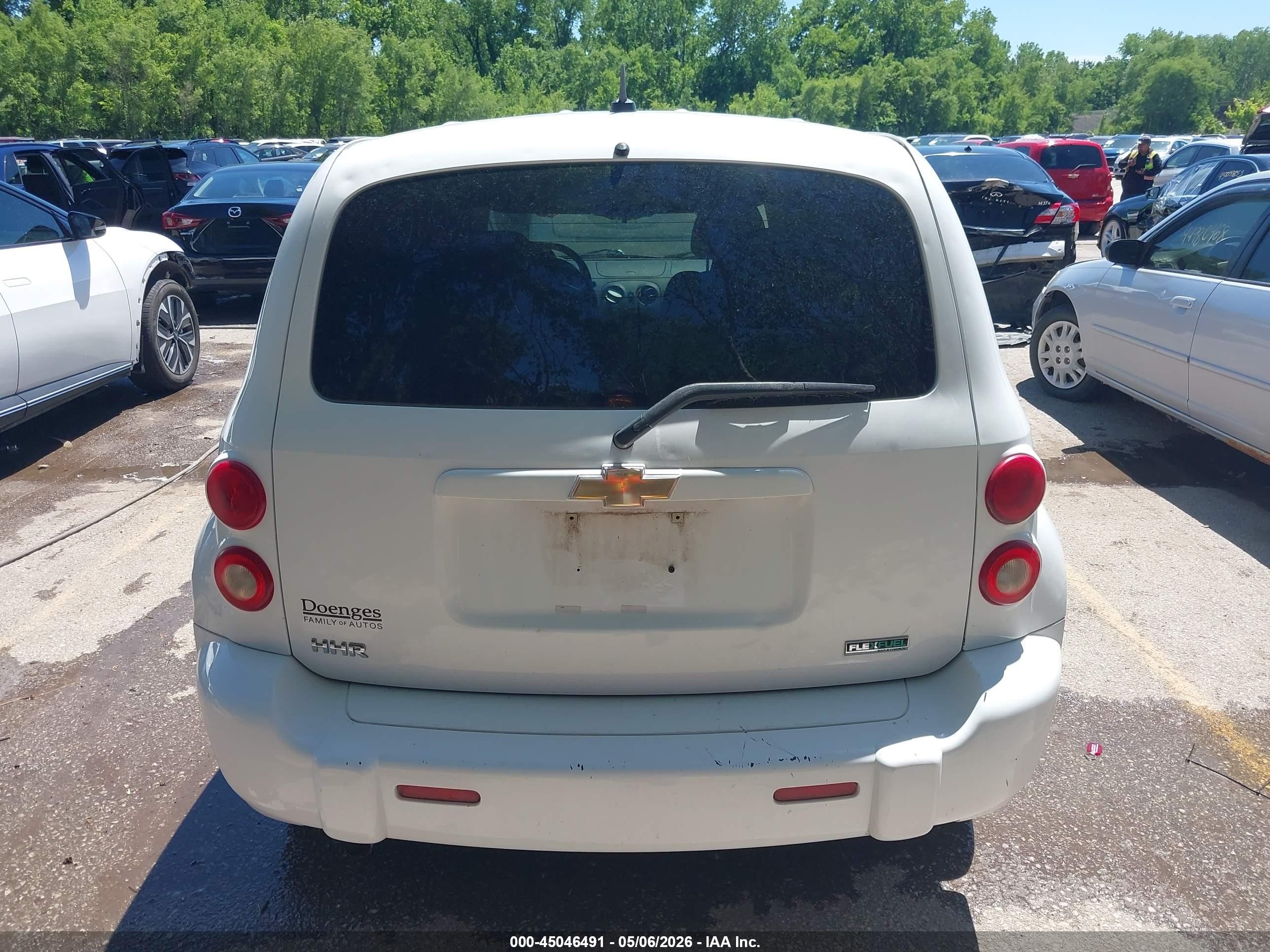 2010 Chevrolet Hhr Ls Белый vin: 3GNBAADBXAS570855