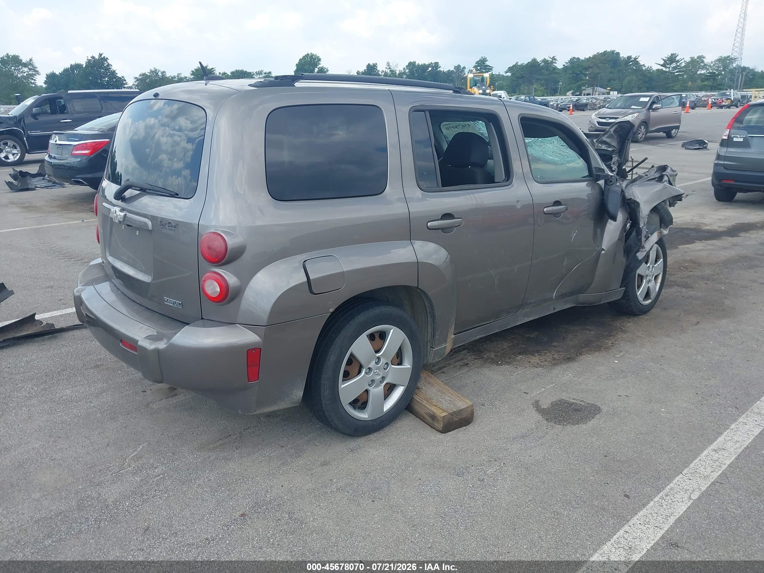 2011 Chevrolet Hhr Ls Gray vin: 3GNBAAFW2BS532151