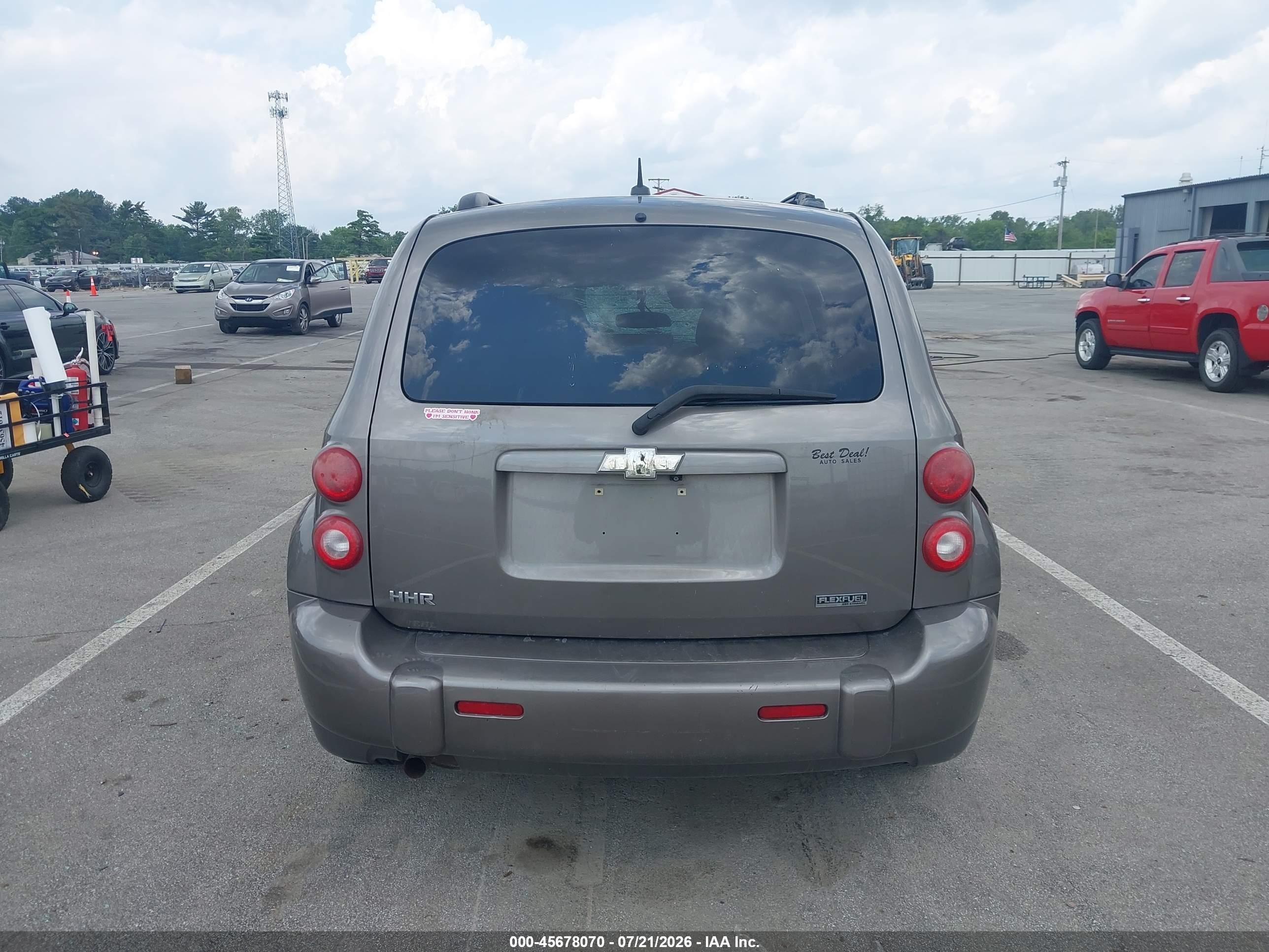 2011 Chevrolet Hhr Ls Gray vin: 3GNBAAFW2BS532151