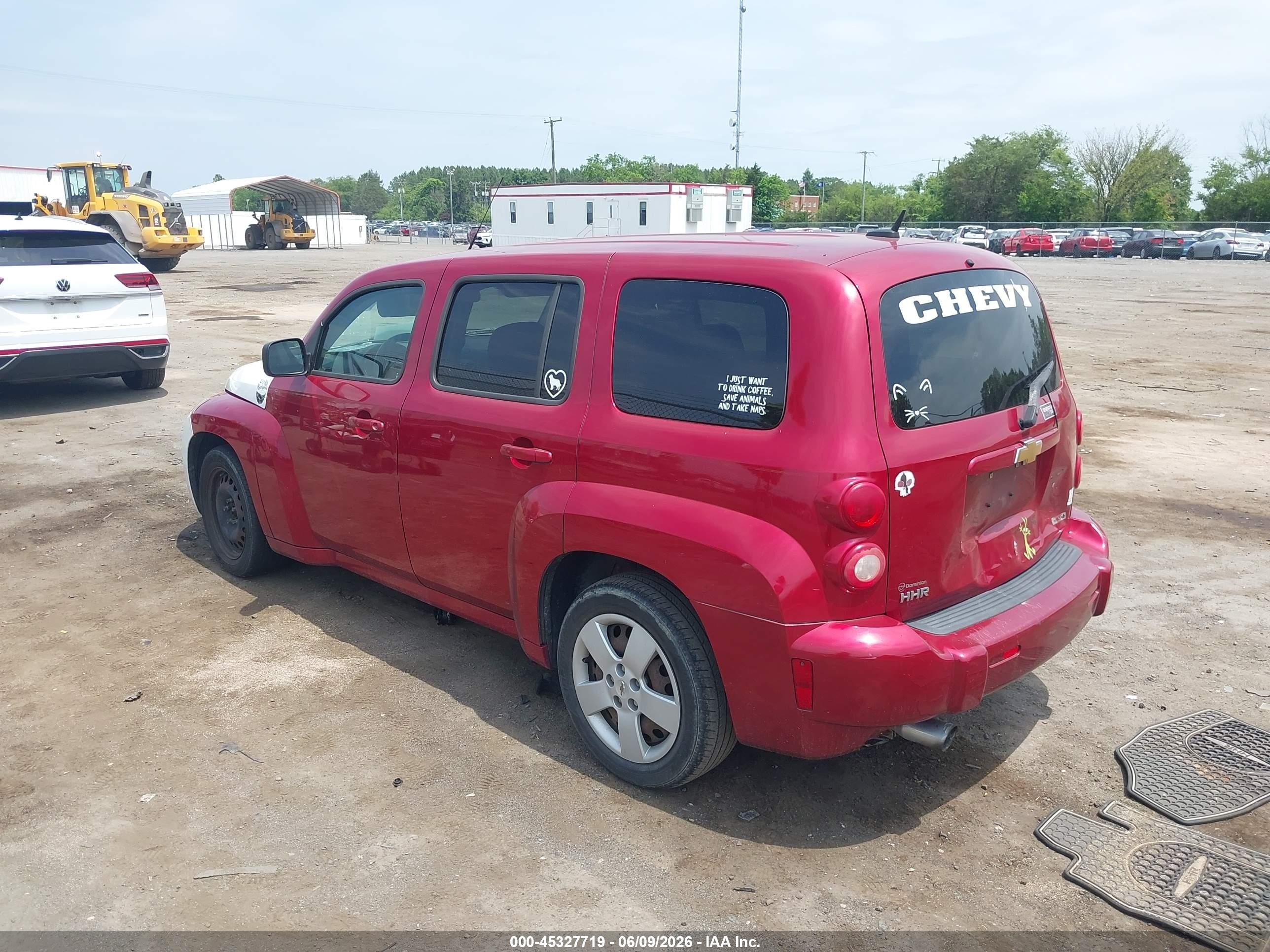 2011 Chevrolet Hhr Ls Red vin: 3GNBAAFW3BS553476