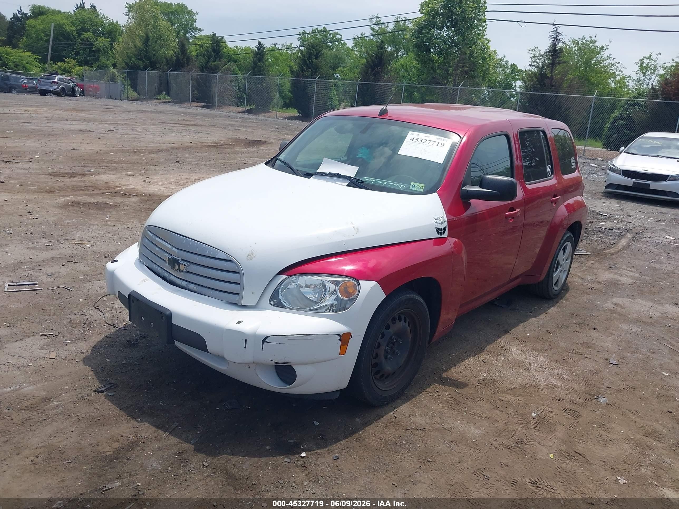 2011 Chevrolet Hhr Ls Red vin: 3GNBAAFW3BS553476