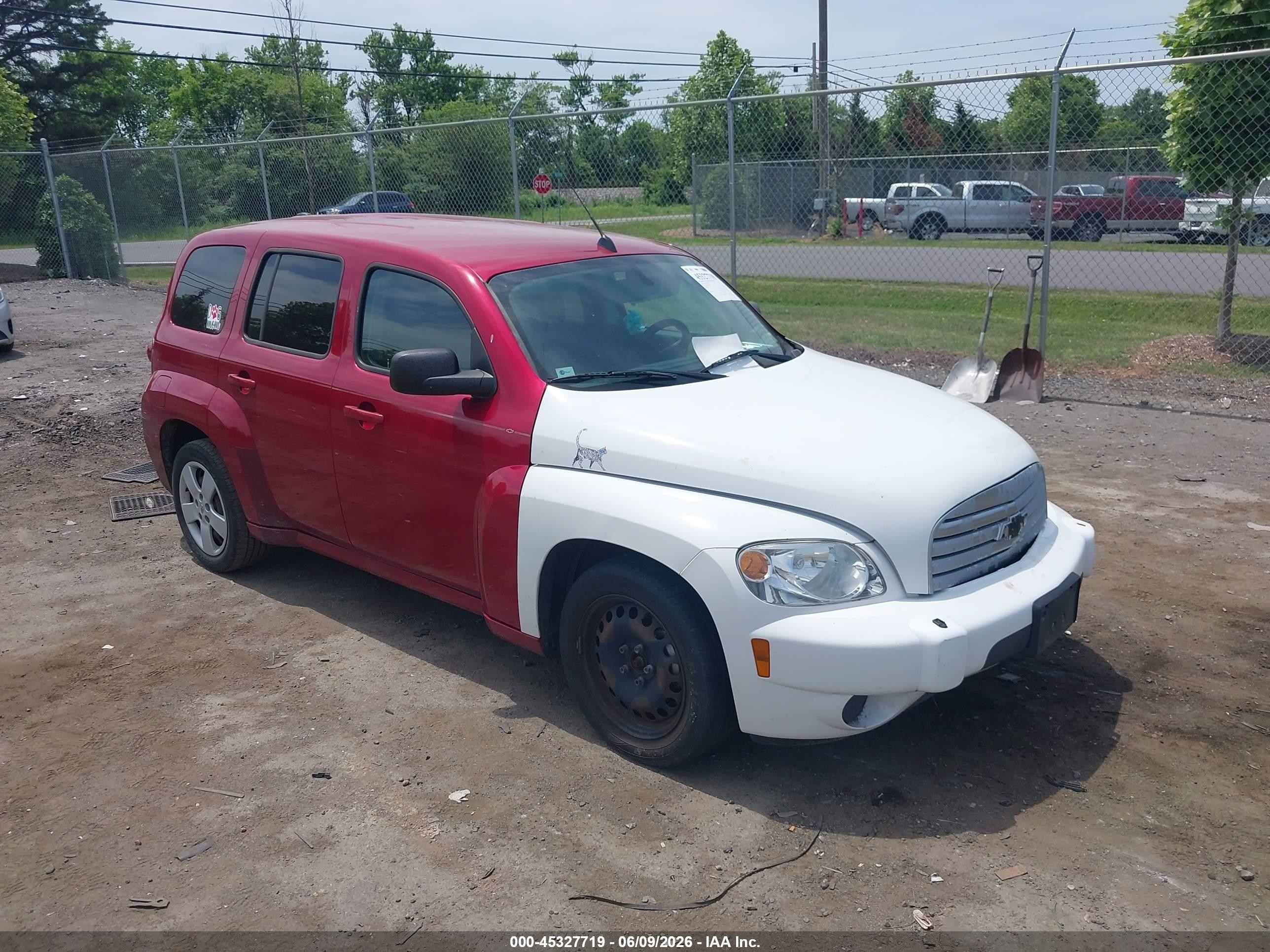 2011 Chevrolet Hhr Ls Red vin: 3GNBAAFW3BS553476